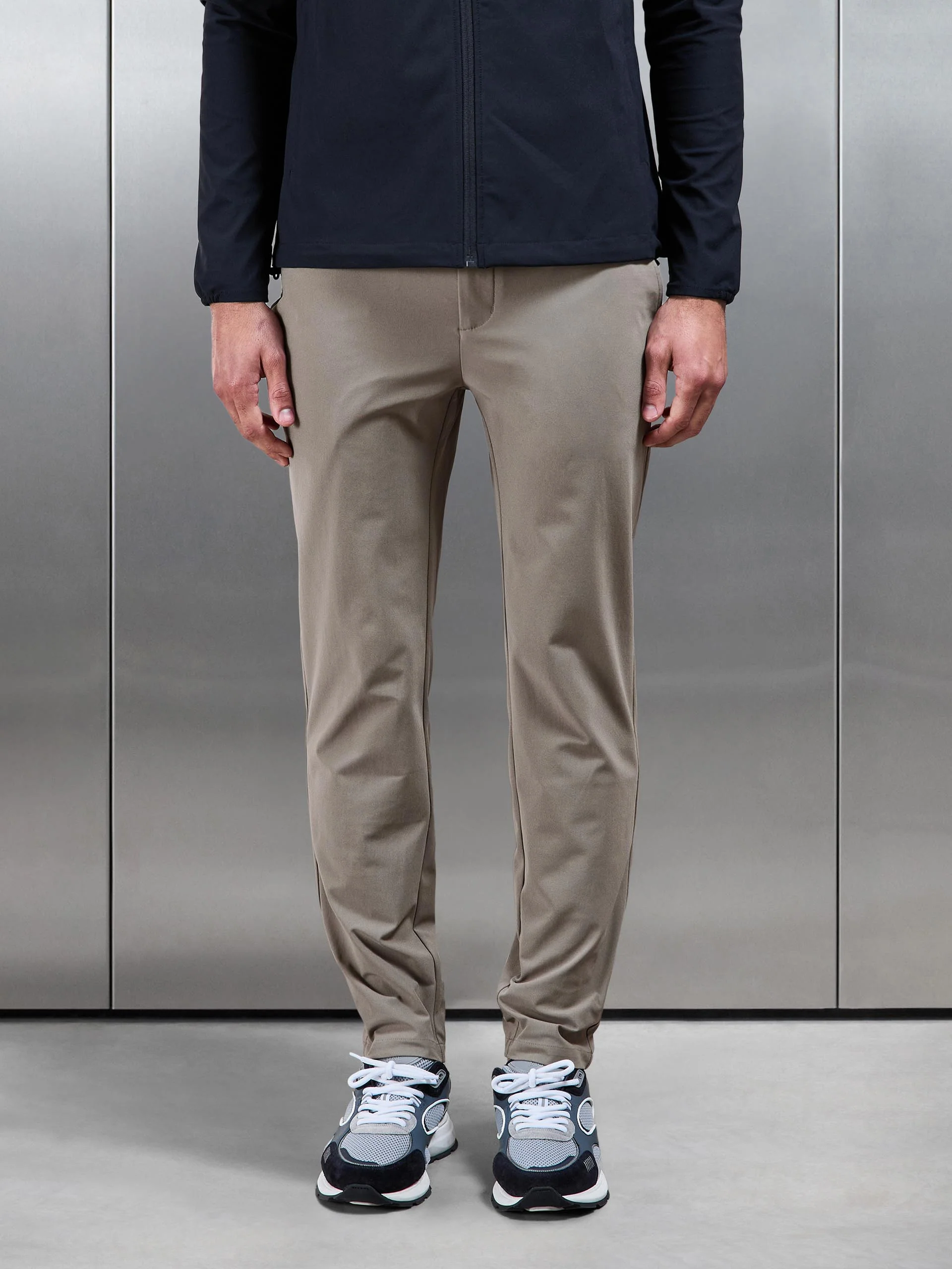 24 Hour Trouser in Taupe - Image 3