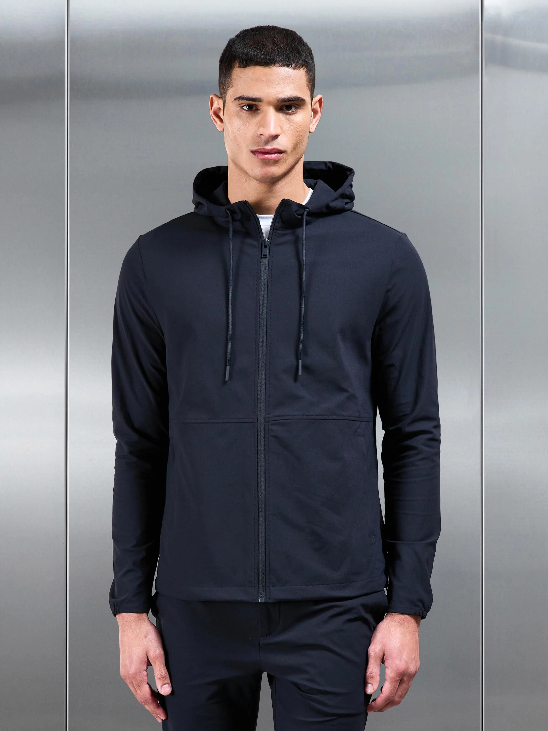 24 Hour Windbreaker in Navy - Image 10