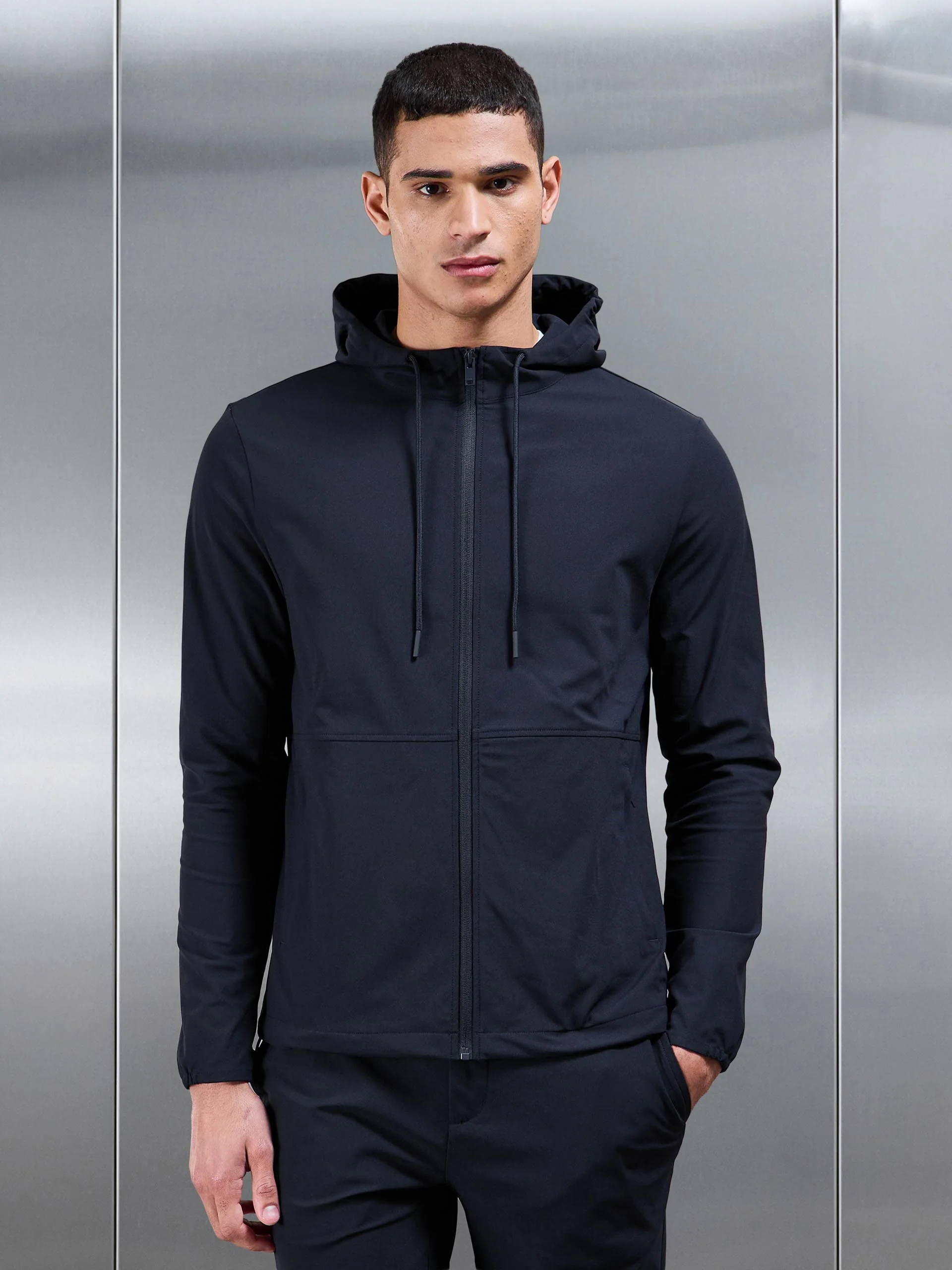 24 Hour Windbreaker in Navy - Image 3