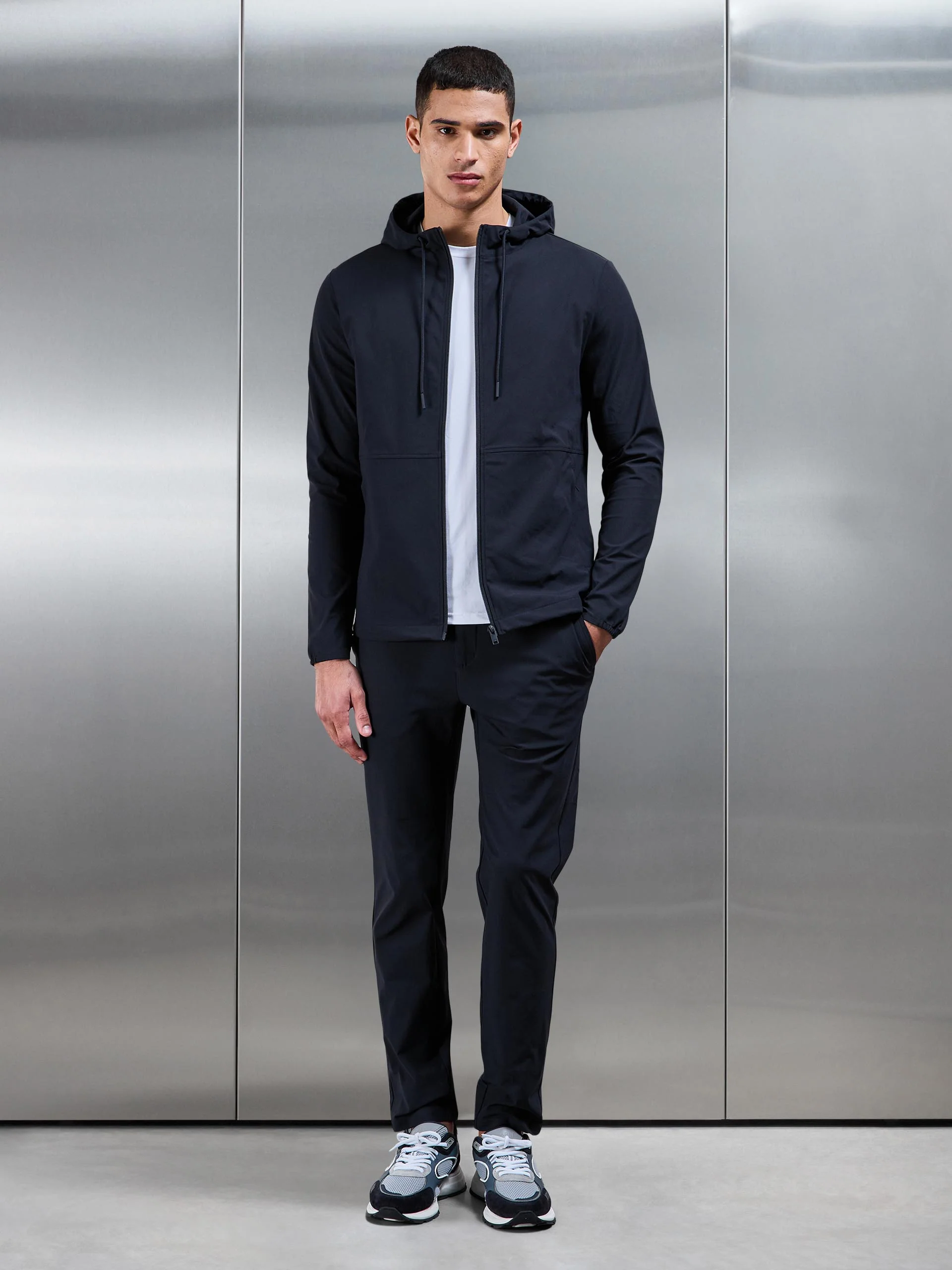 24 Hour Windbreaker in Navy - Image 4