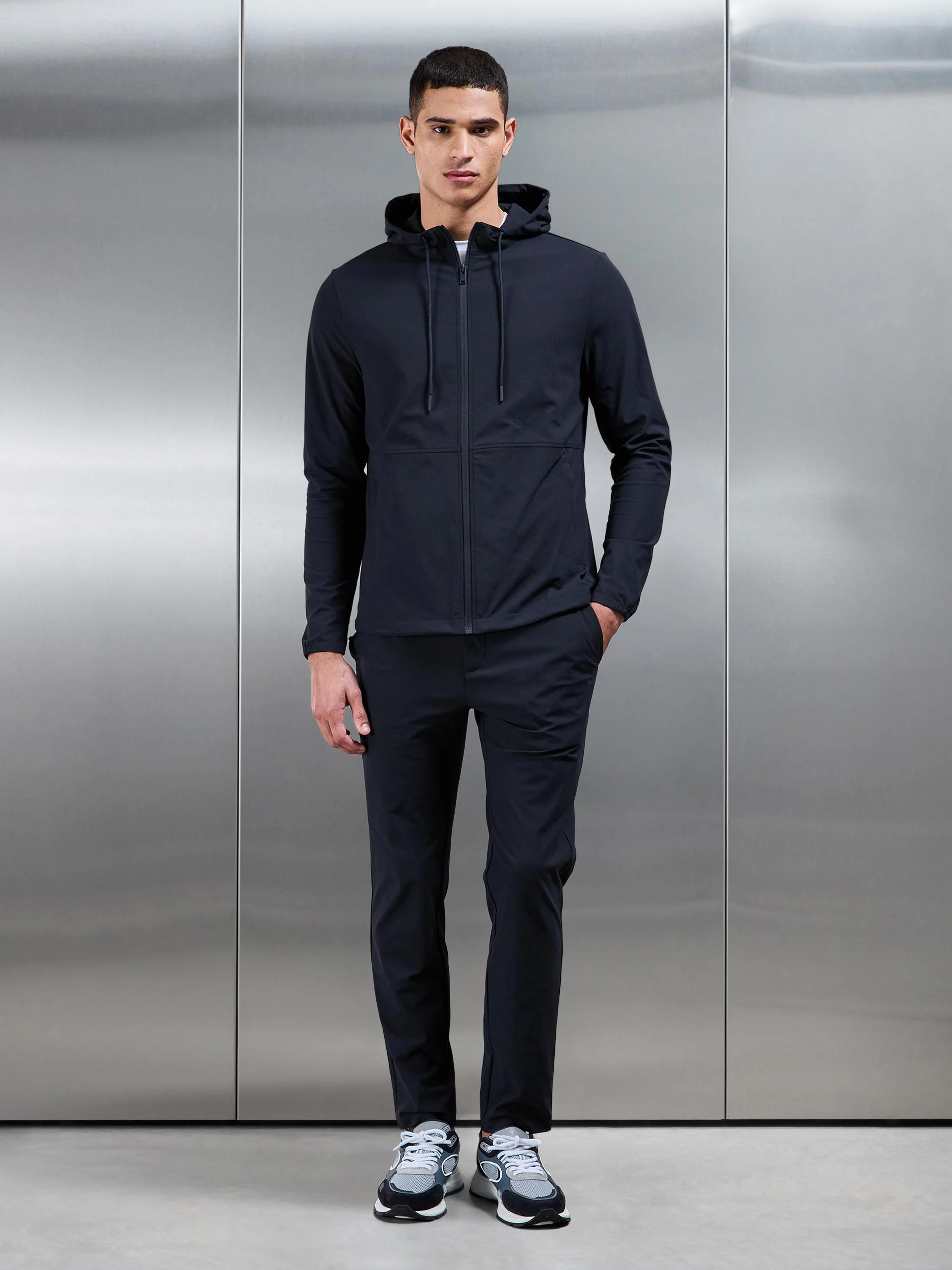 24 Hour Windbreaker in Navy - Image 9