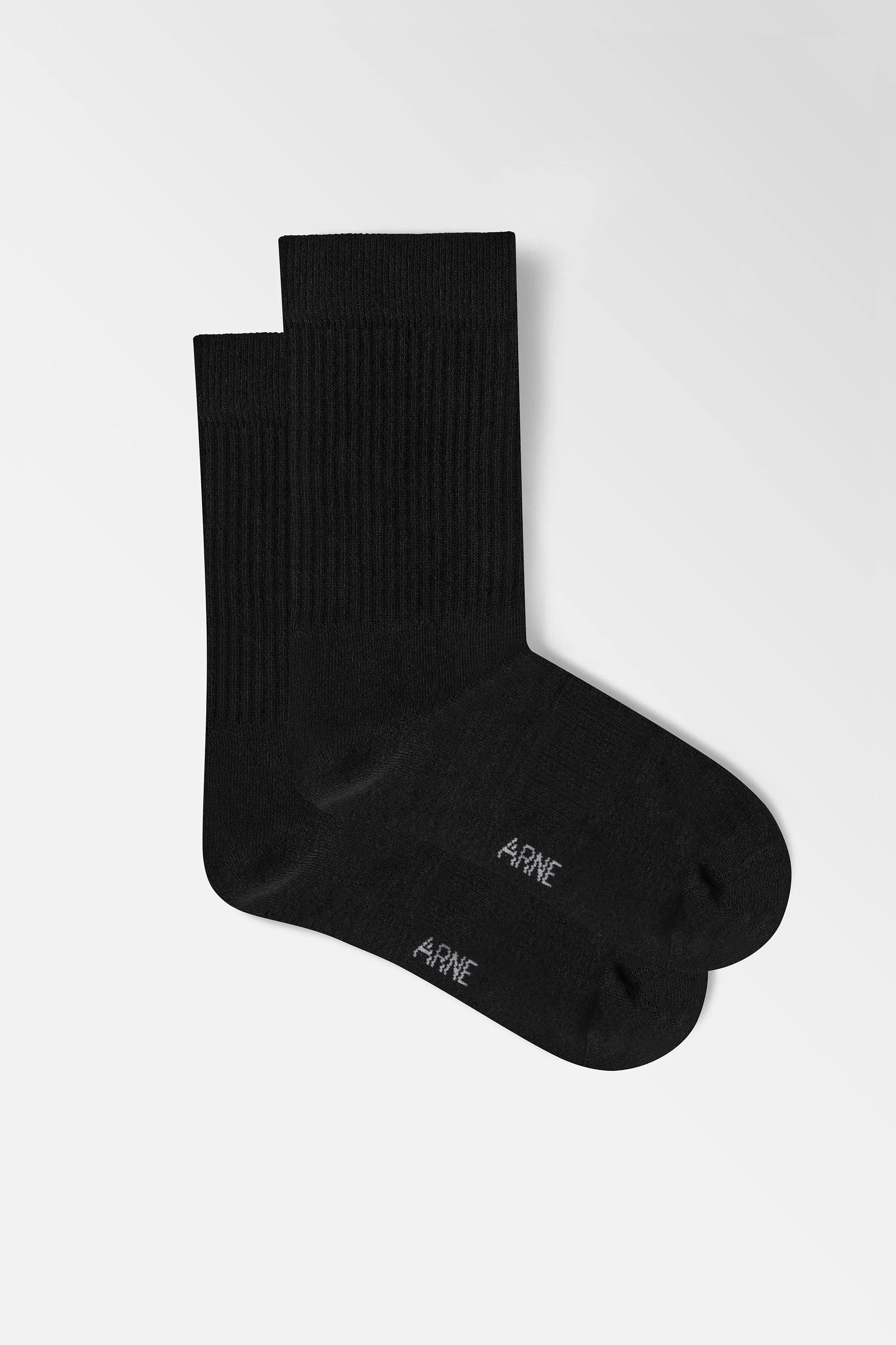 3 Pack ARNE Socks in Black - Image 4