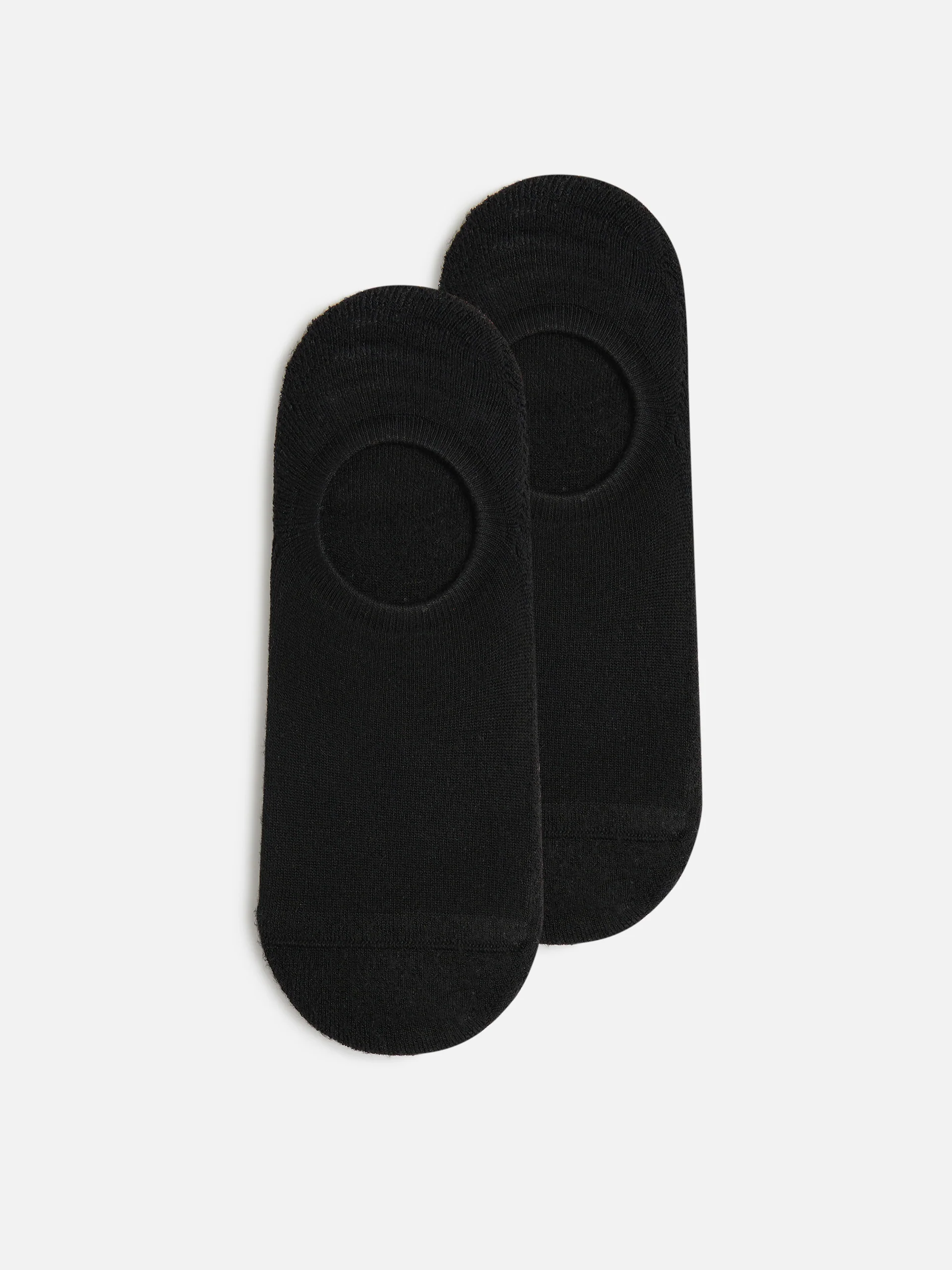 3 Pack Invisible Cushioned Sock in Black - Image 4