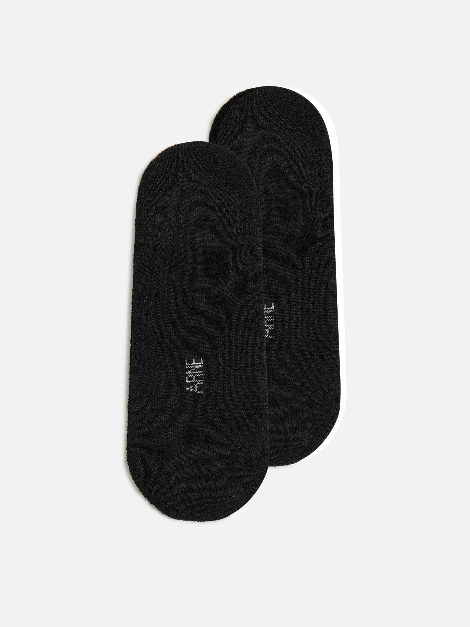 3 Pack Invisible Cushioned Sock in Black - Image 5