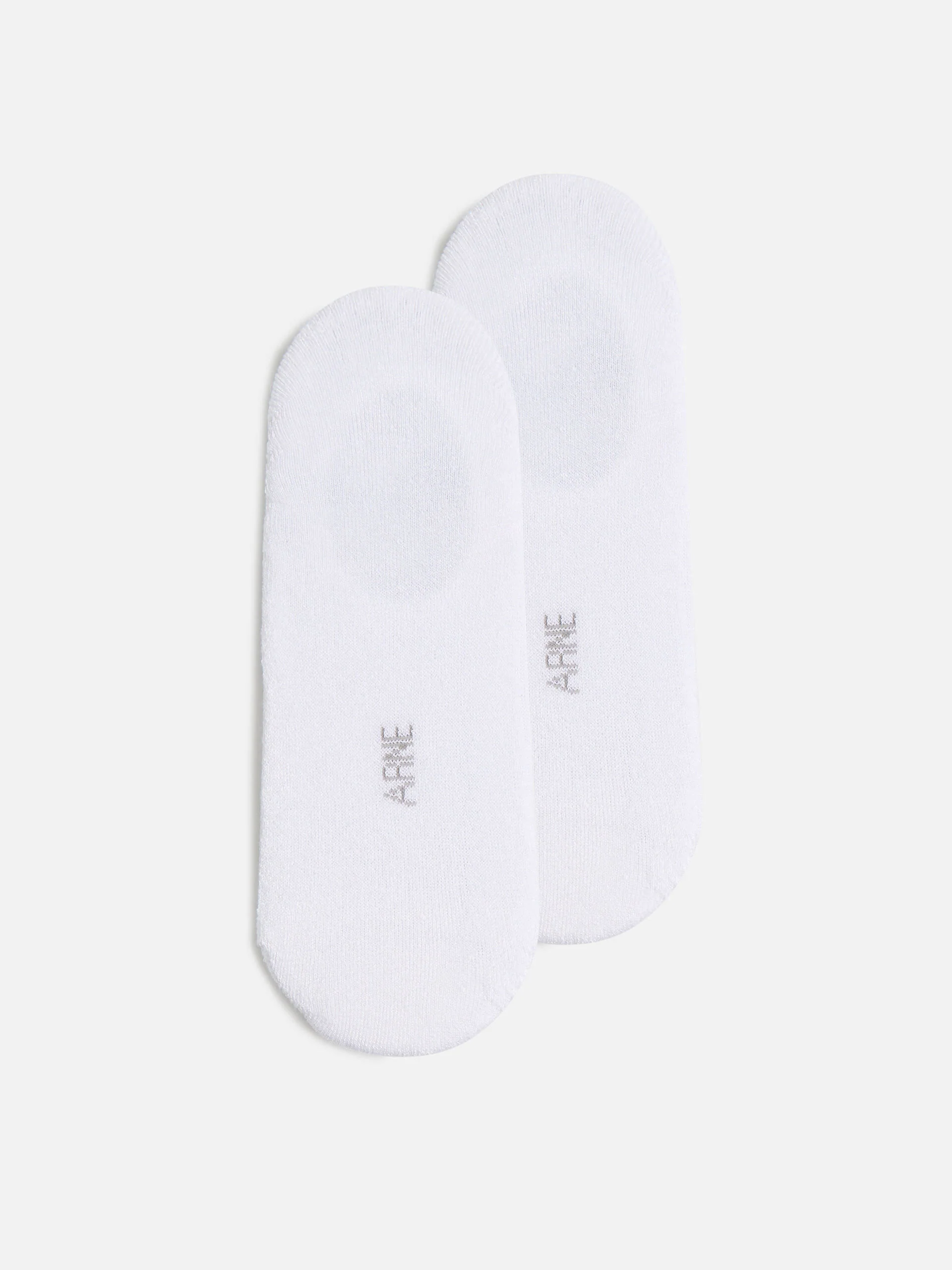 3 Pack Invisible Cushioned Sock in White - Image 5