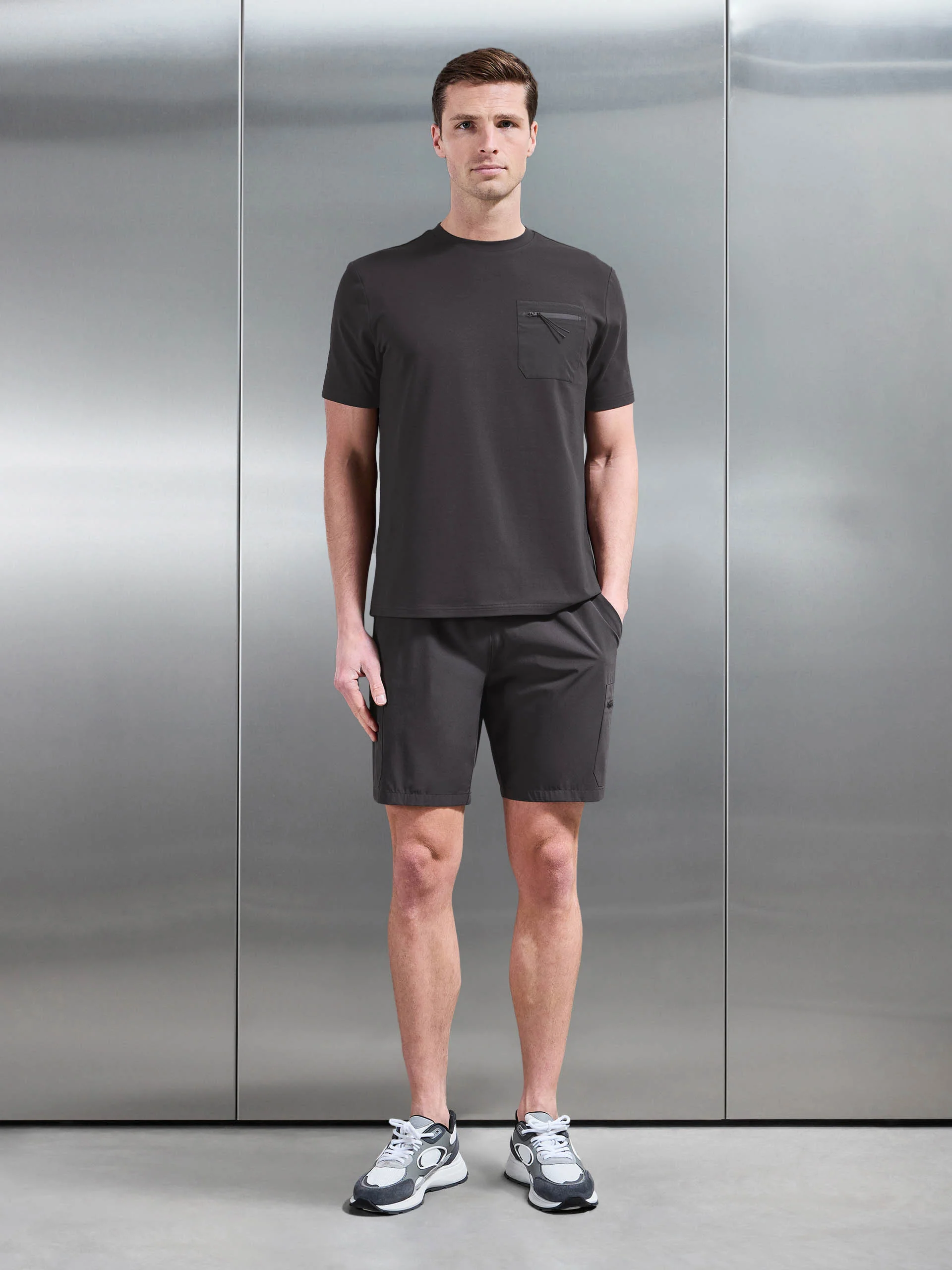 Active Cargo Short in Grey - Image 2