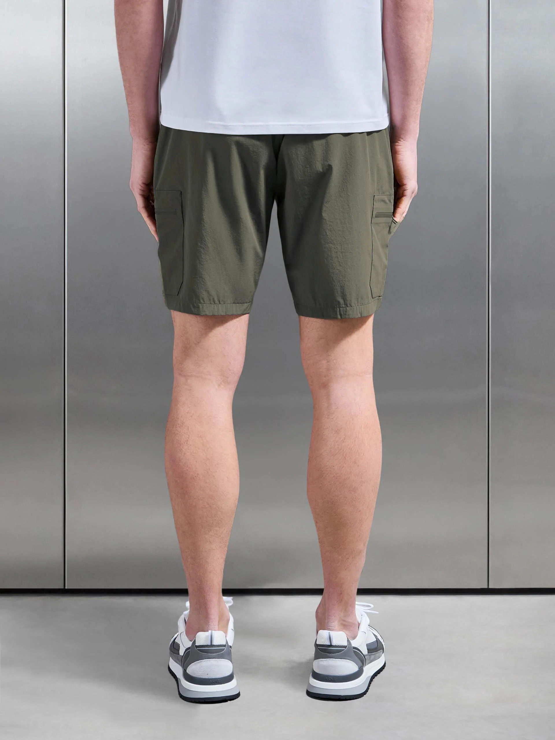 Active Cargo Short in Olive - Image 3