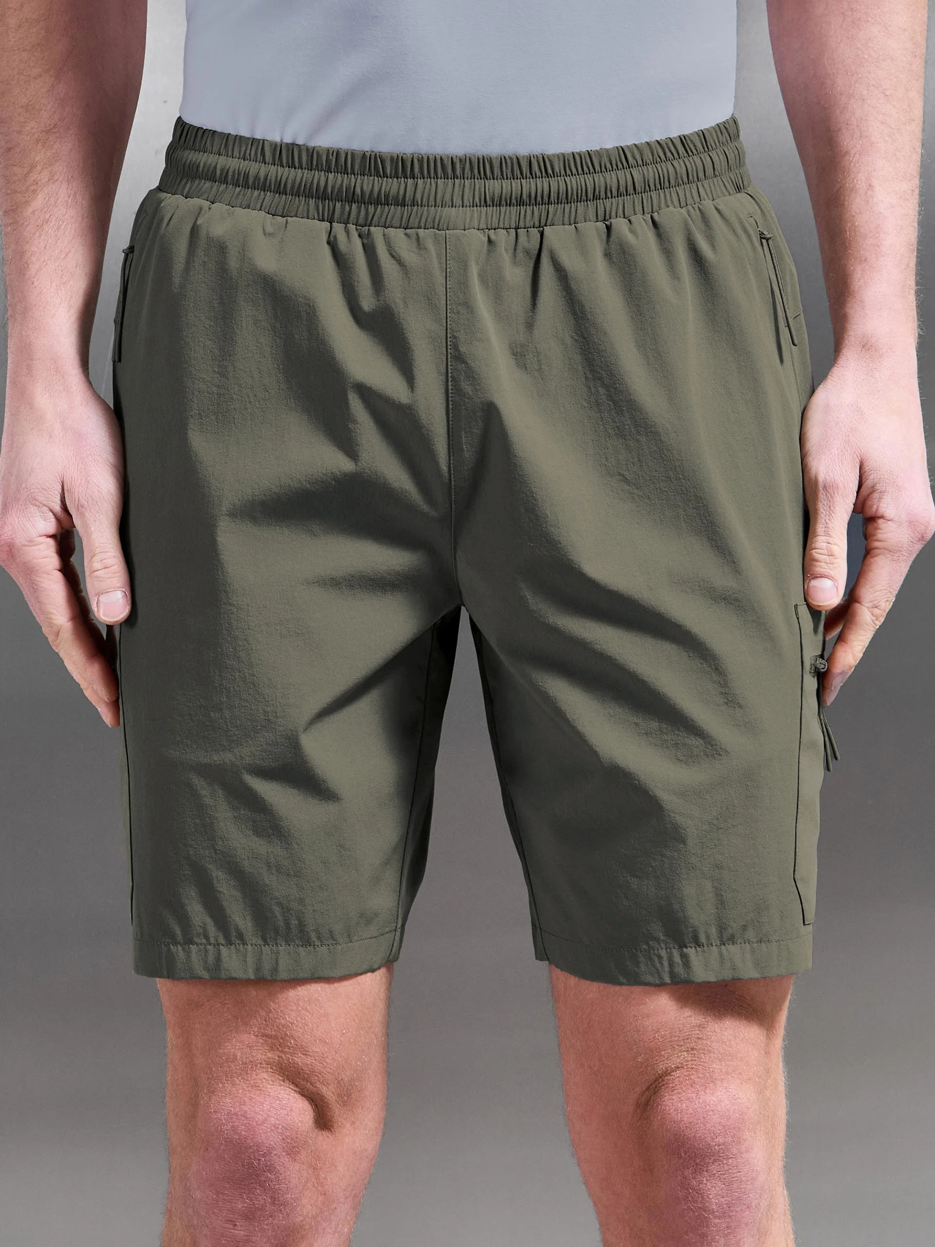 Active Cargo Short in Olive - Image 4