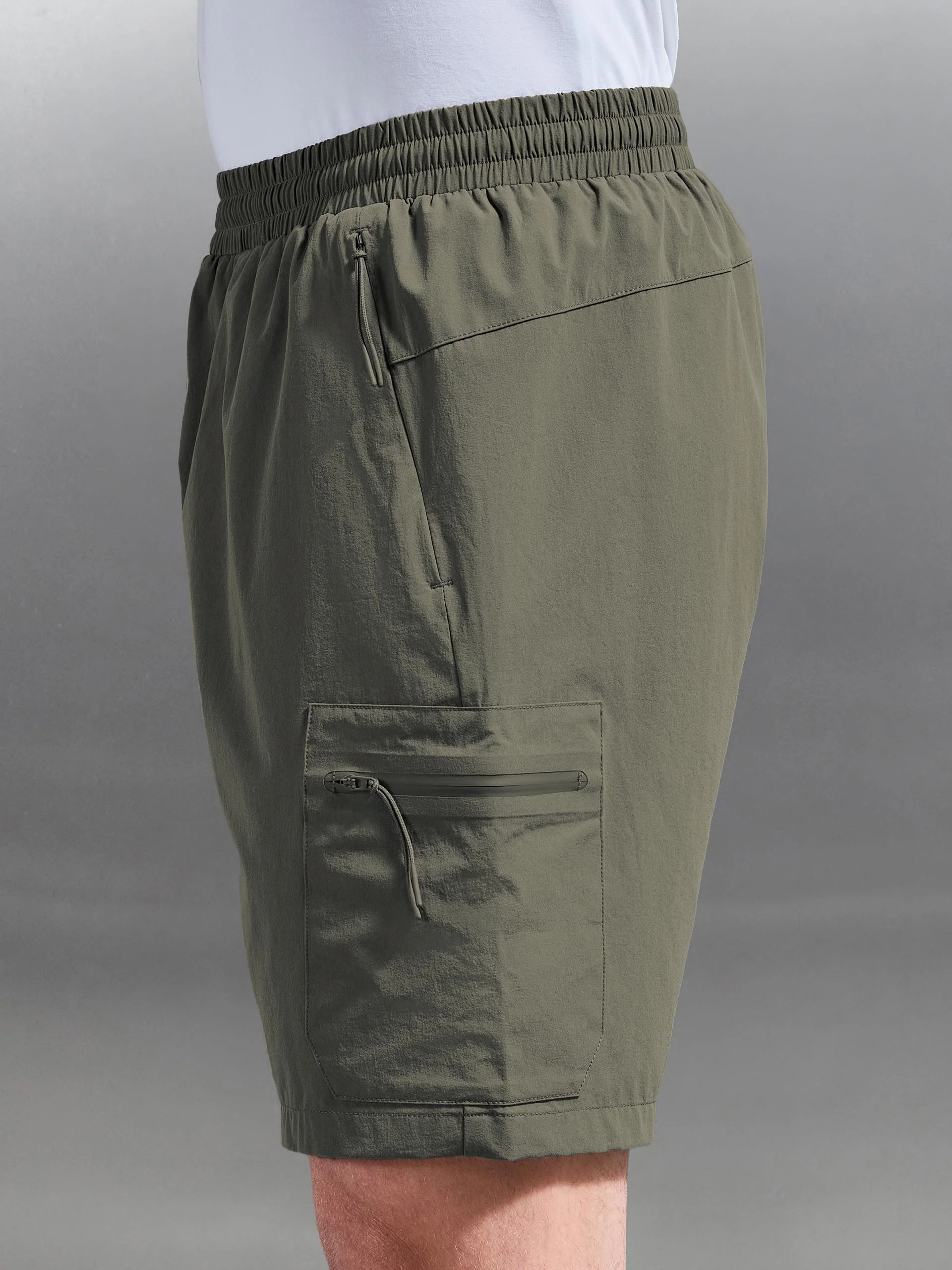 Active Cargo Short in Olive - Image 6