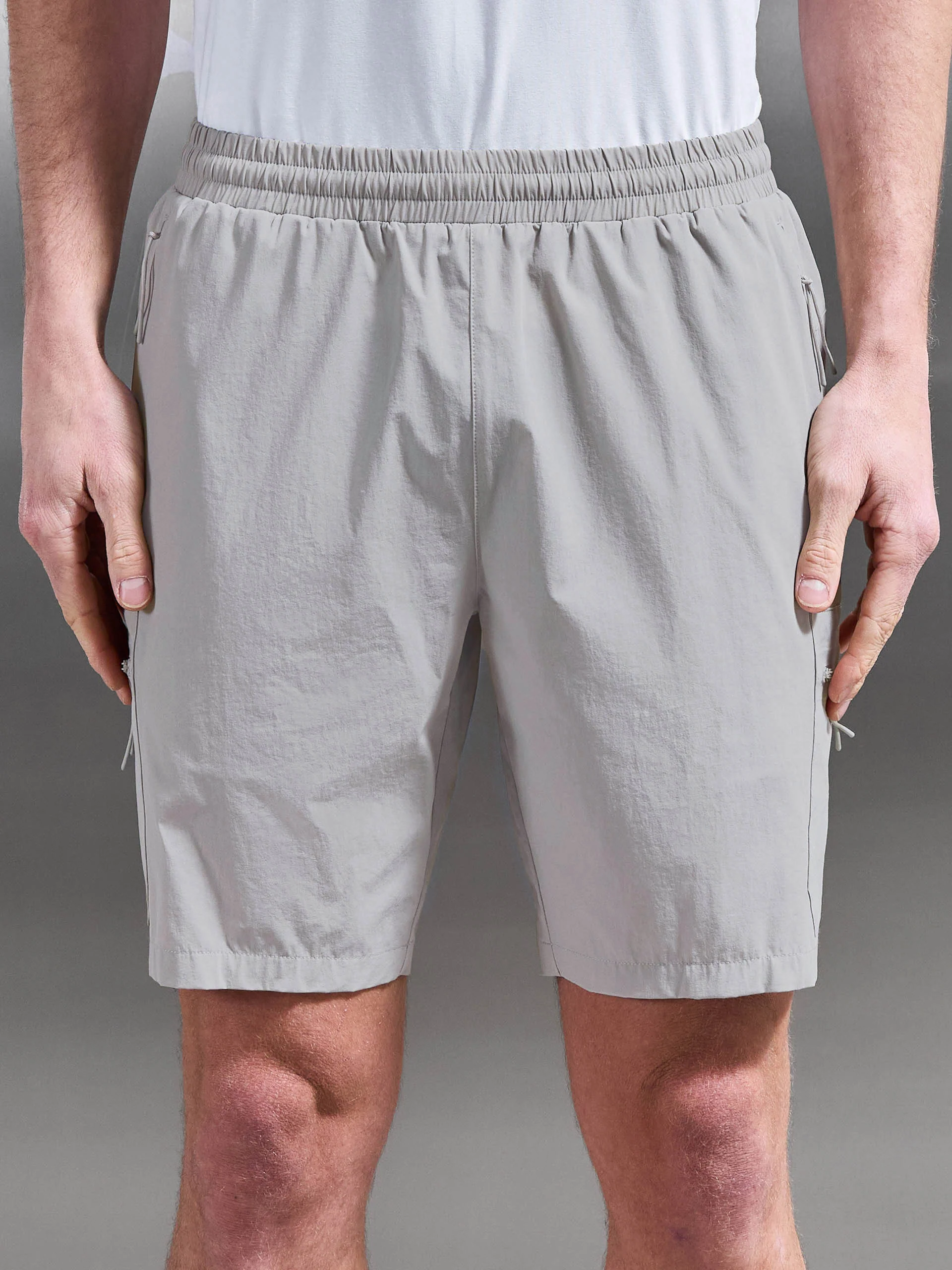 Active Cargo Short in Stone - Image 4