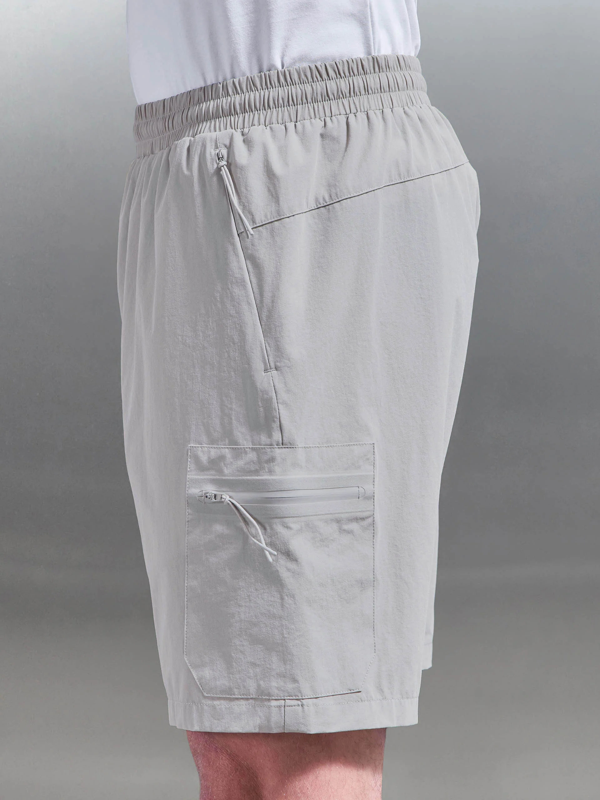 Active Cargo Short in Stone - Image 6