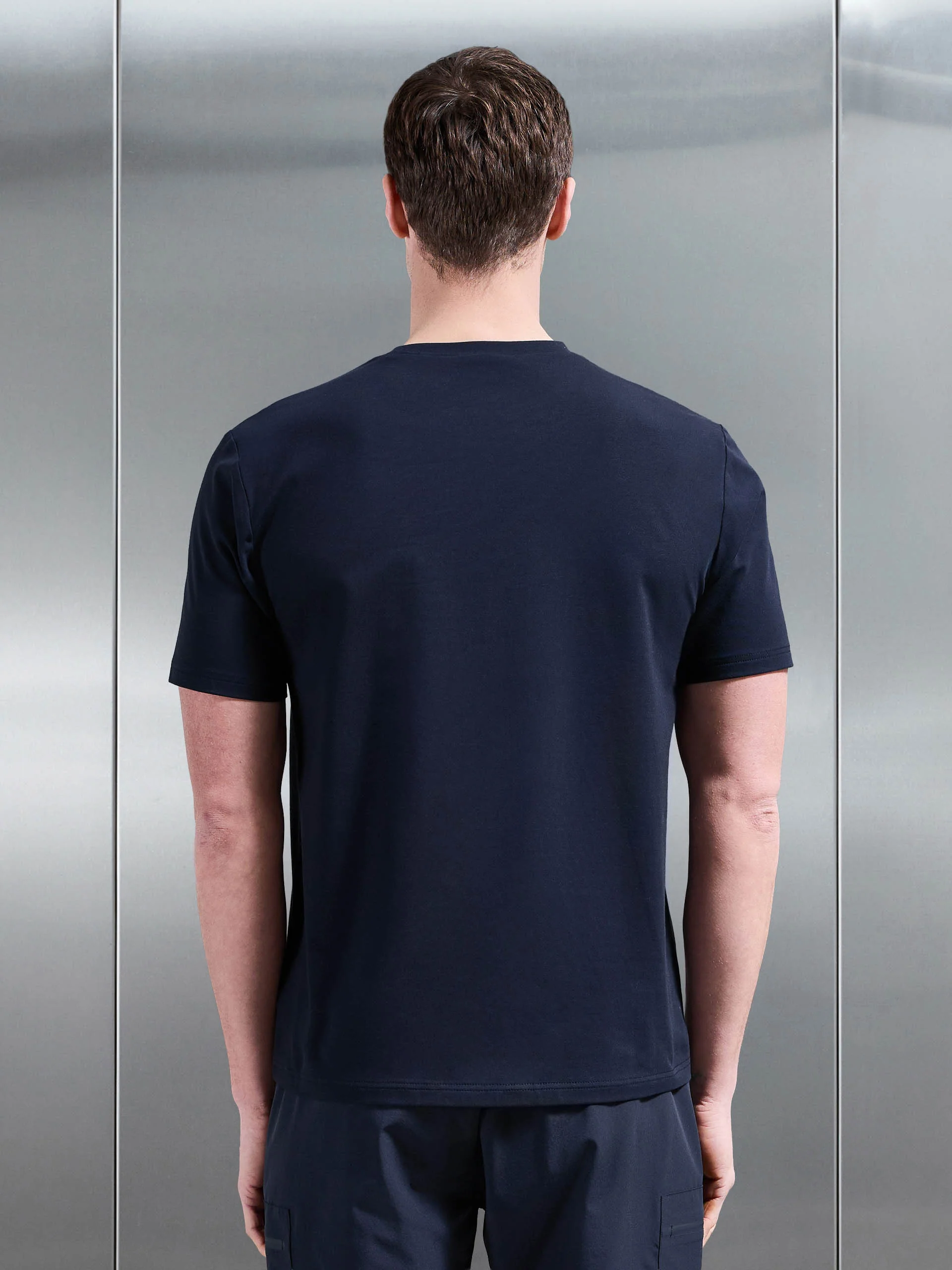 Active Cargo T-Shirt in Navy - Image 3