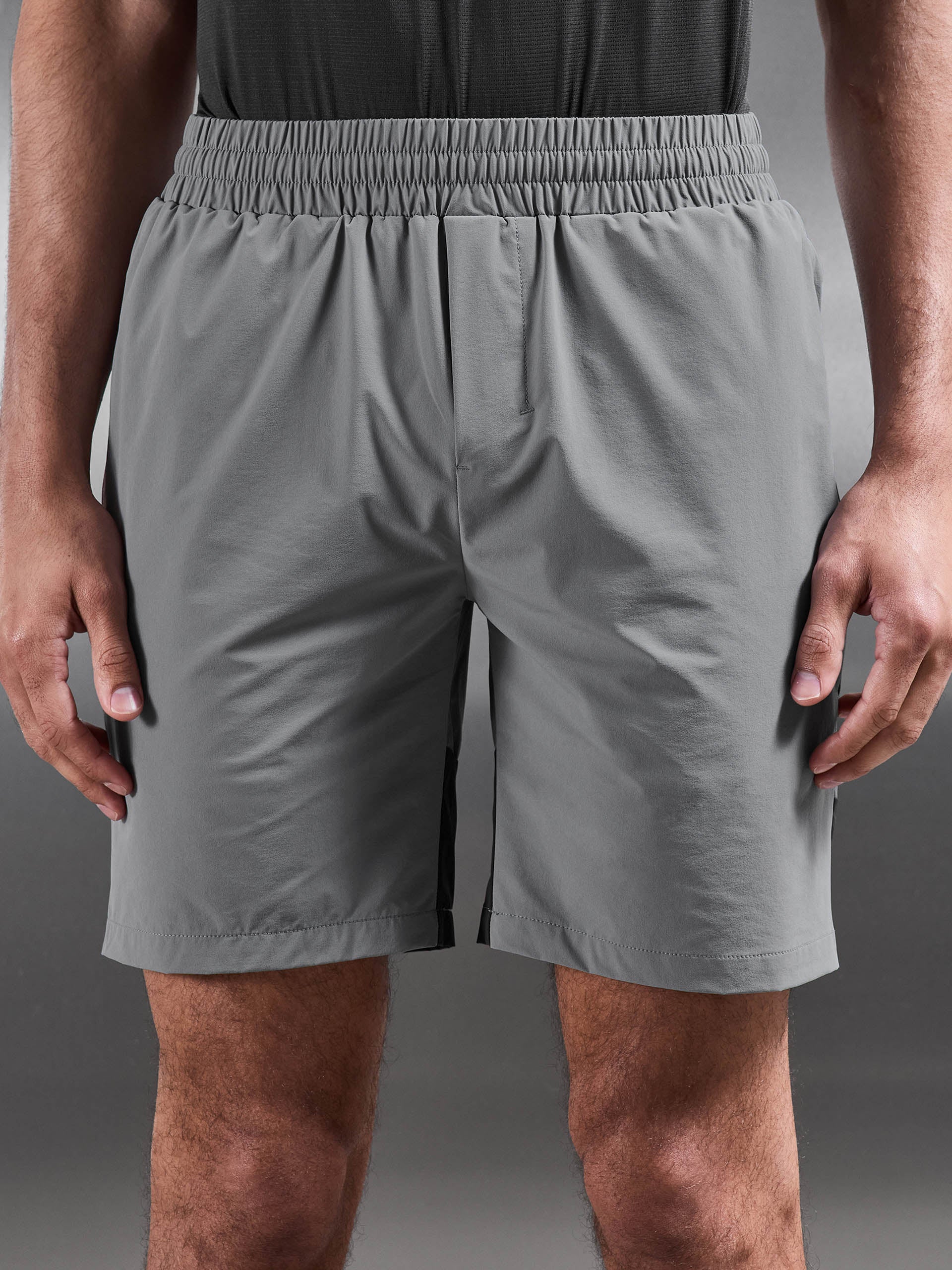 Active Colour Block Short in Mid Grey Grey - Image 6
