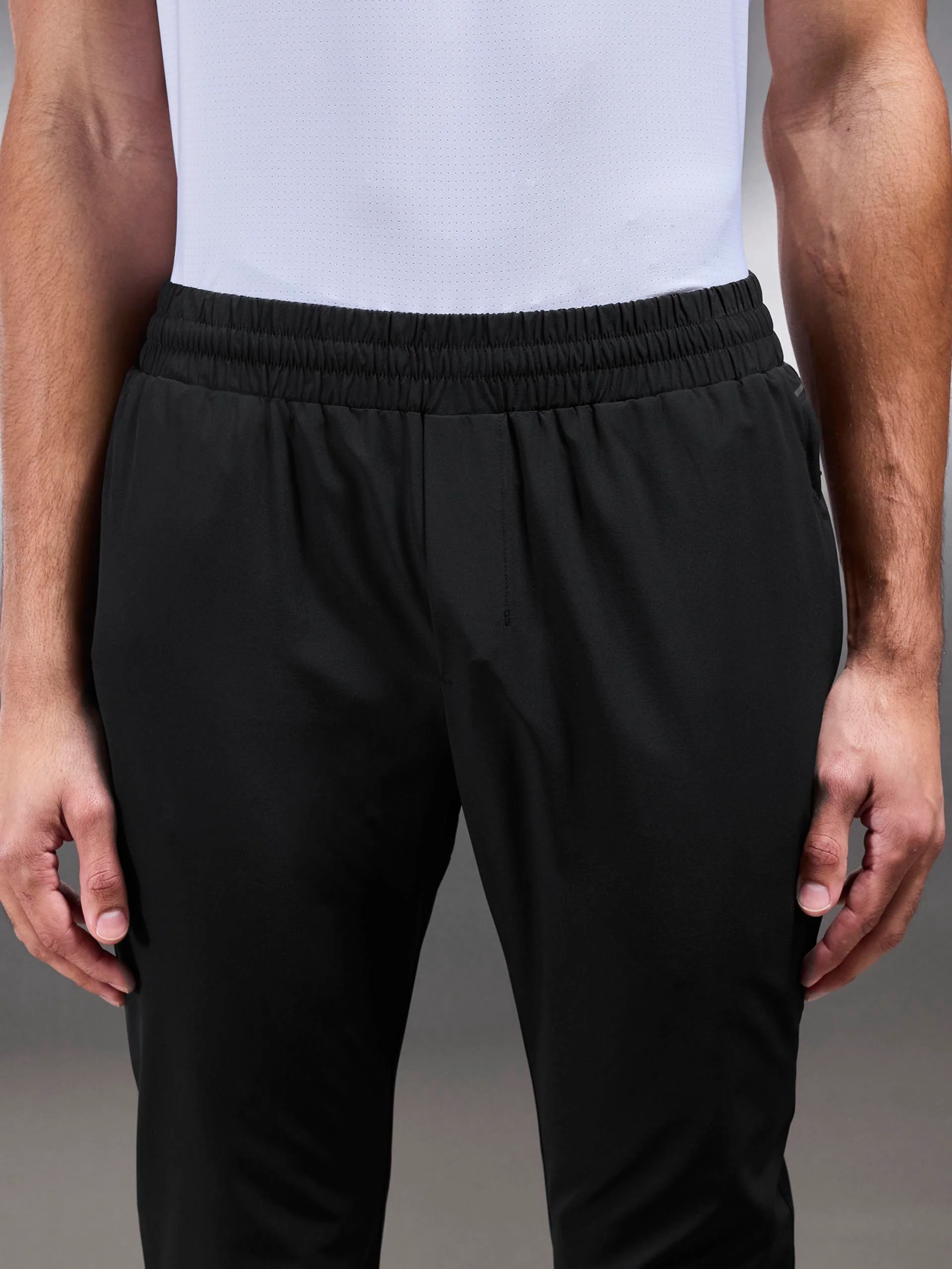 Active Colour Block Trackpant in Black - Image 6