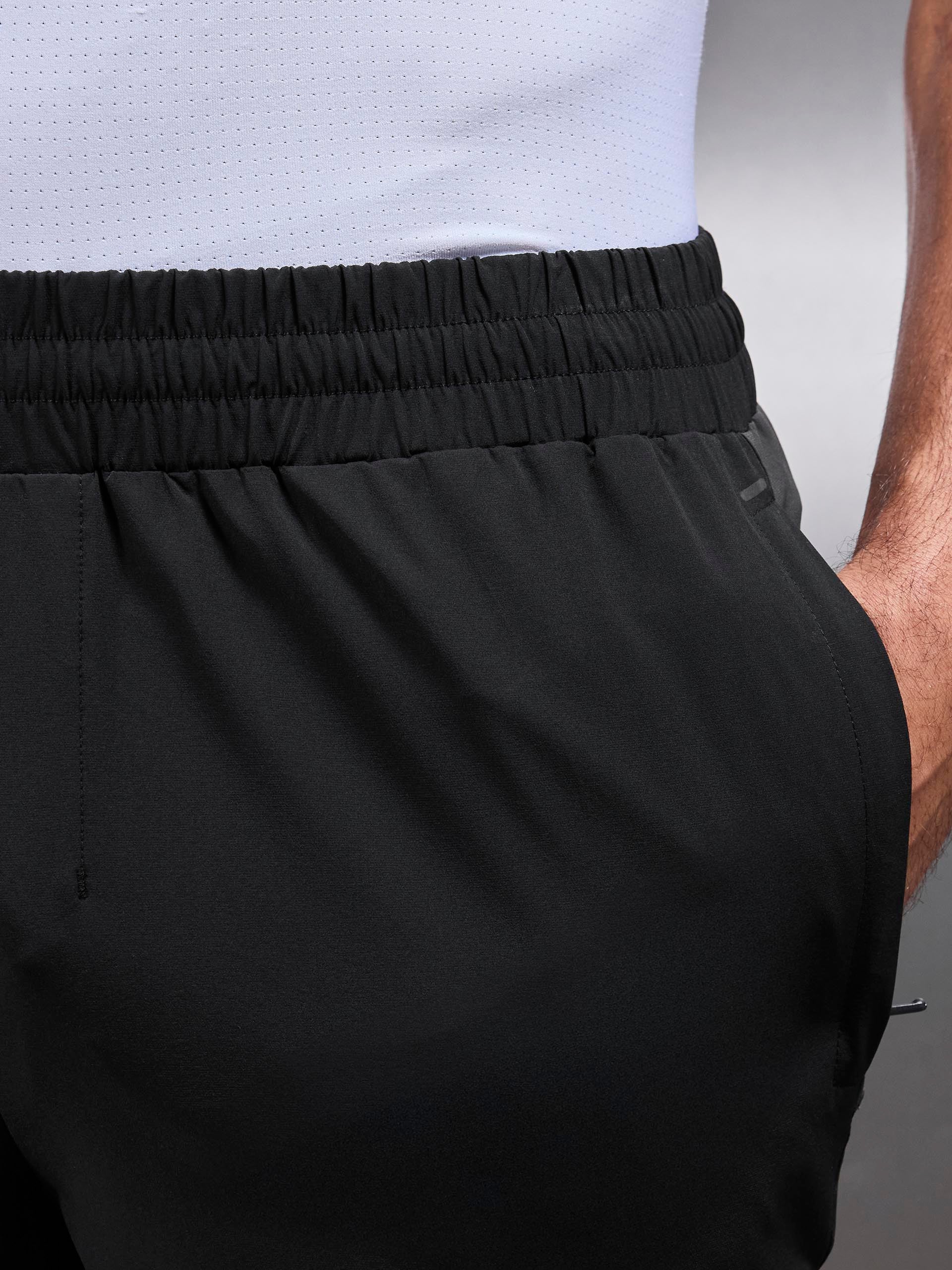 Active Colour Block Trackpant in Black - Image 7
