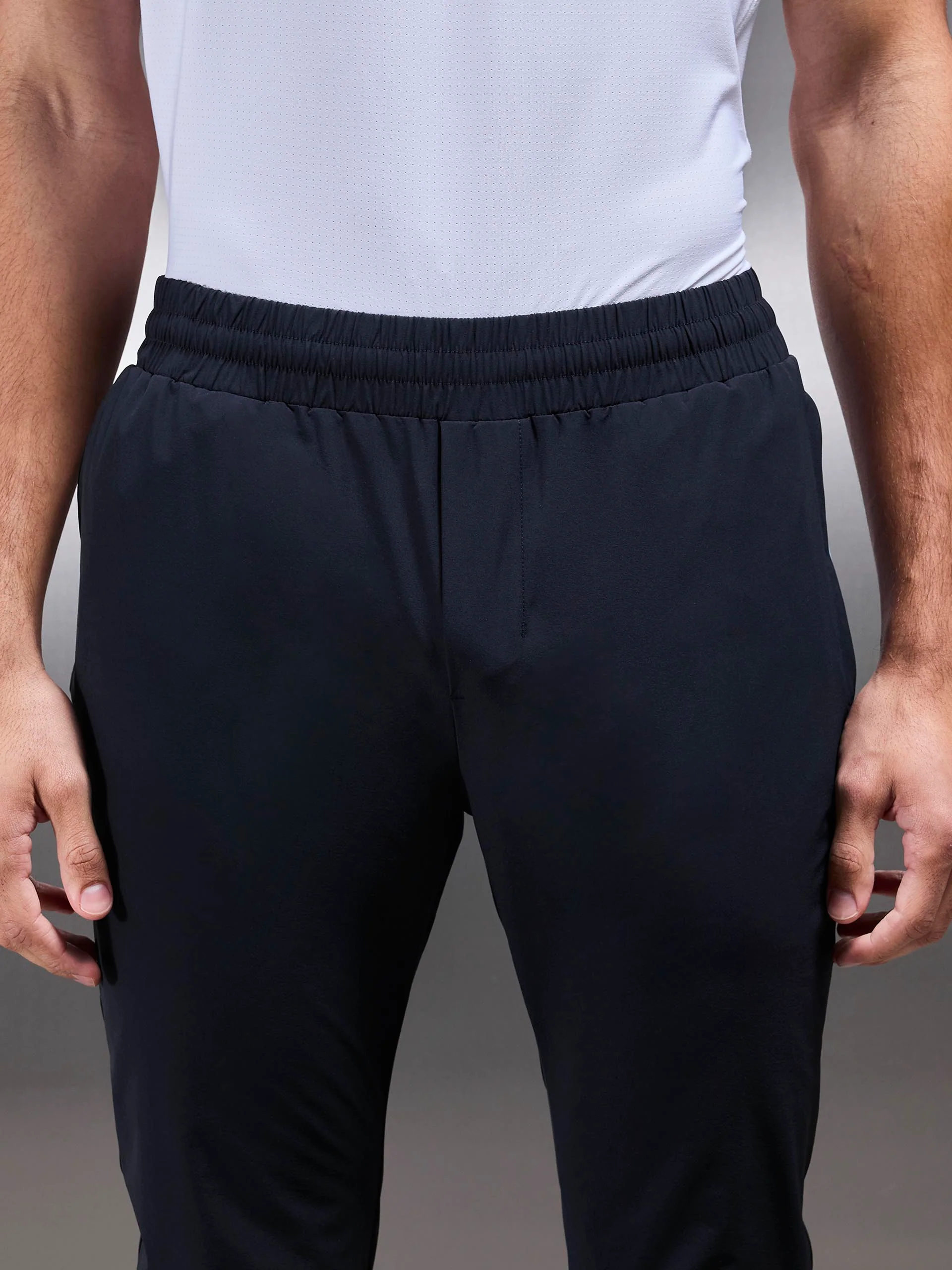 Active Colour Block Trackpant in Navy - Image 6