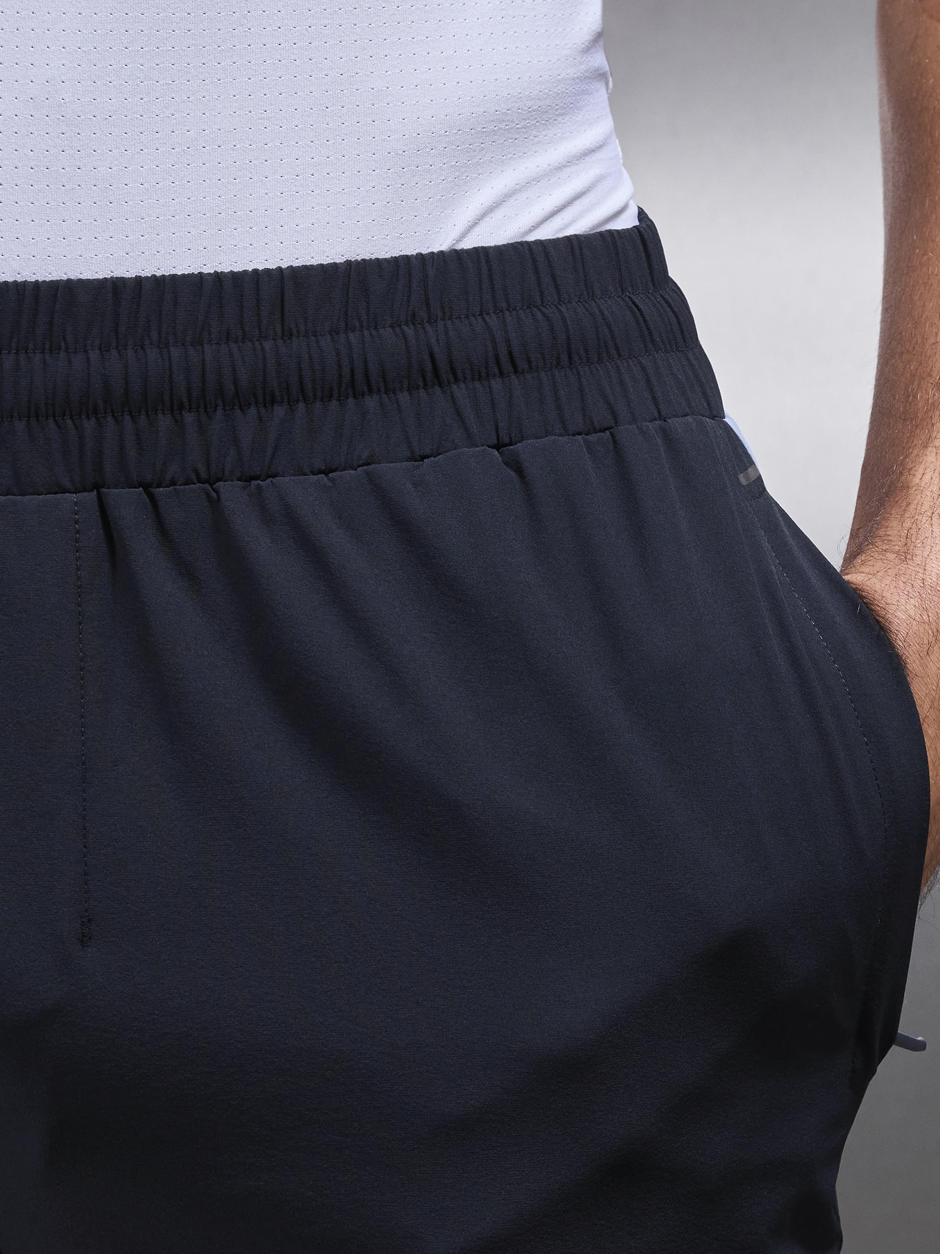 Active Colour Block Trackpant in Navy - Image 7