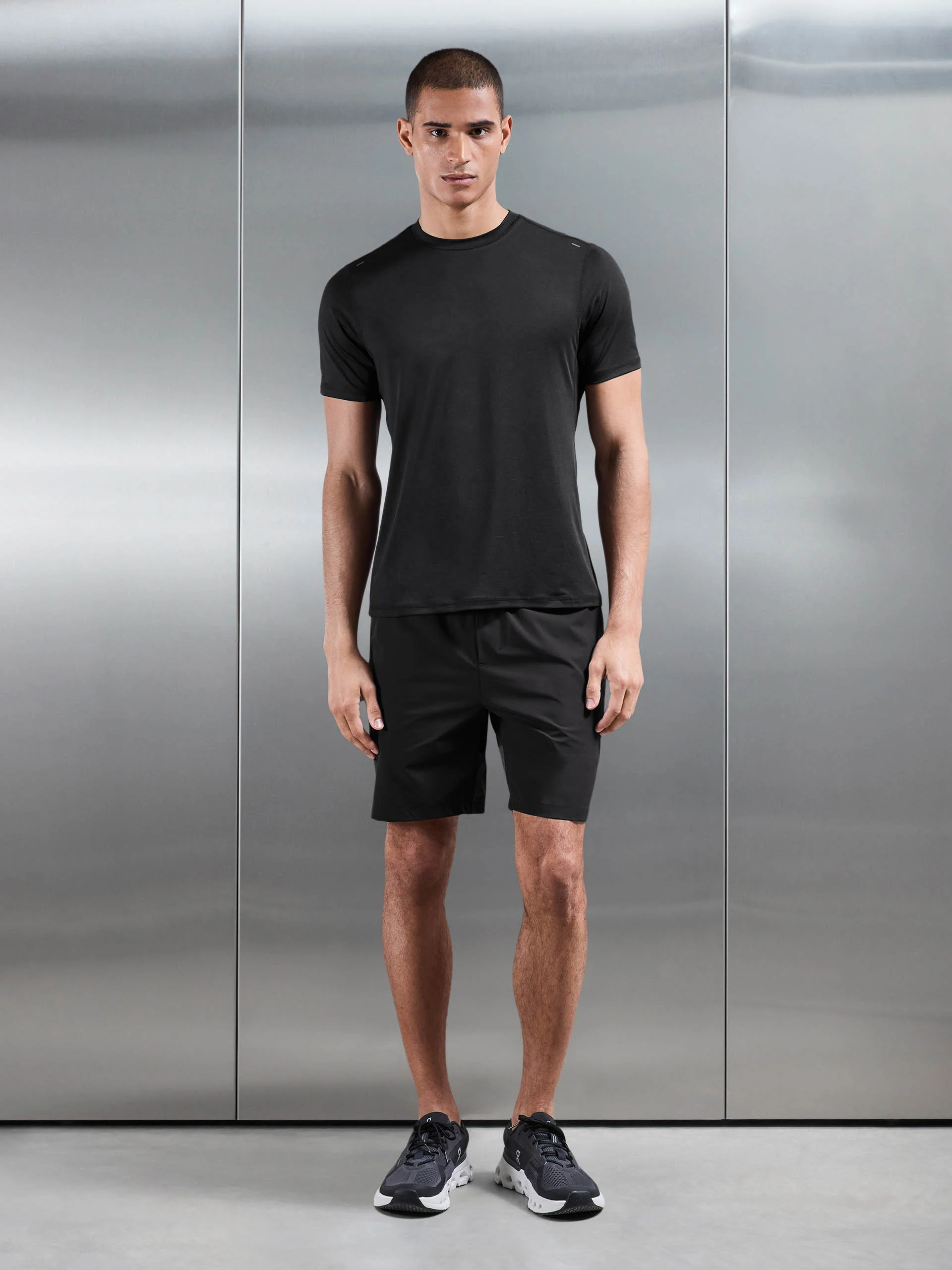 Active Essential T-Shirt in Black - Image 4