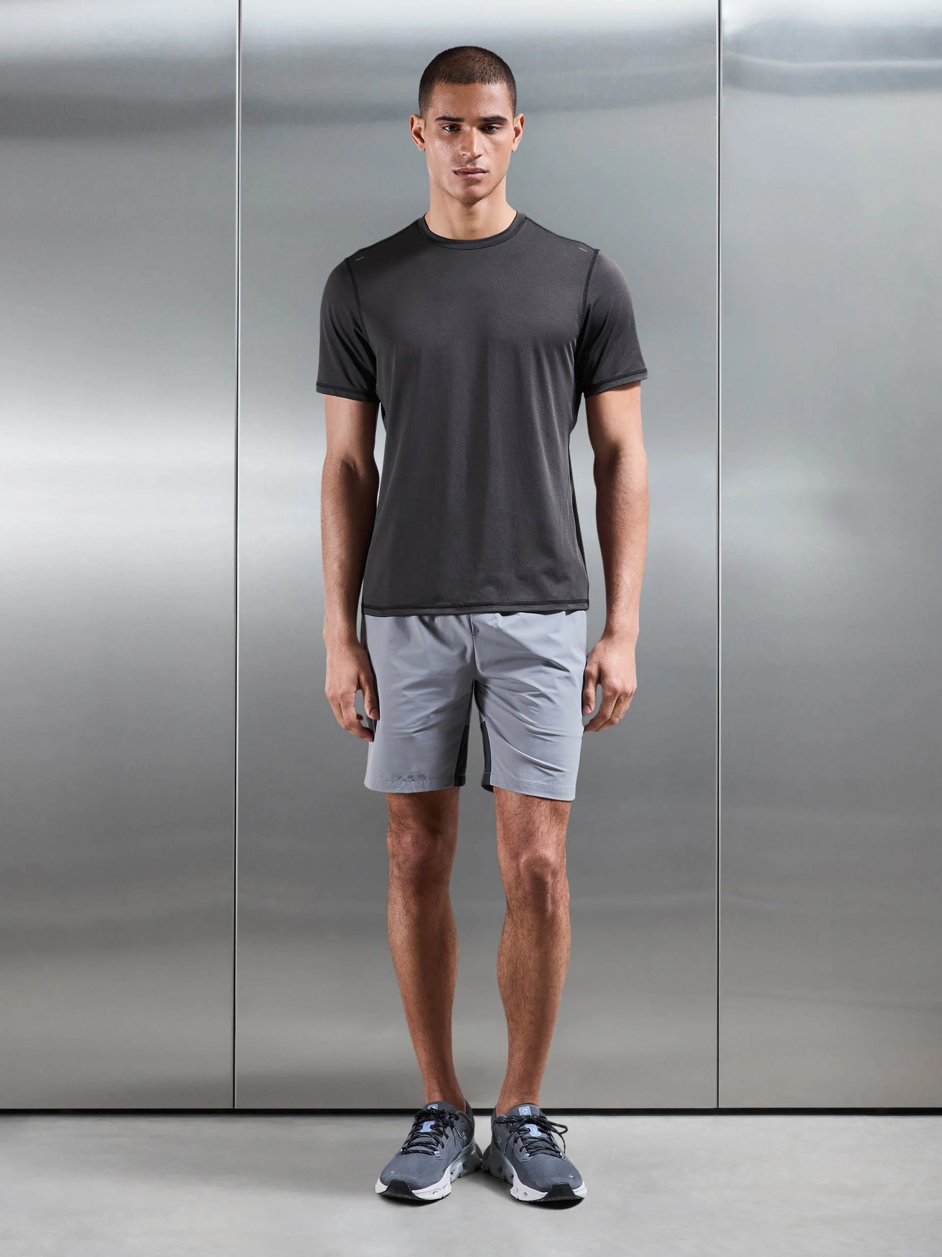 Active Essential T-Shirt in Grey - Image 4