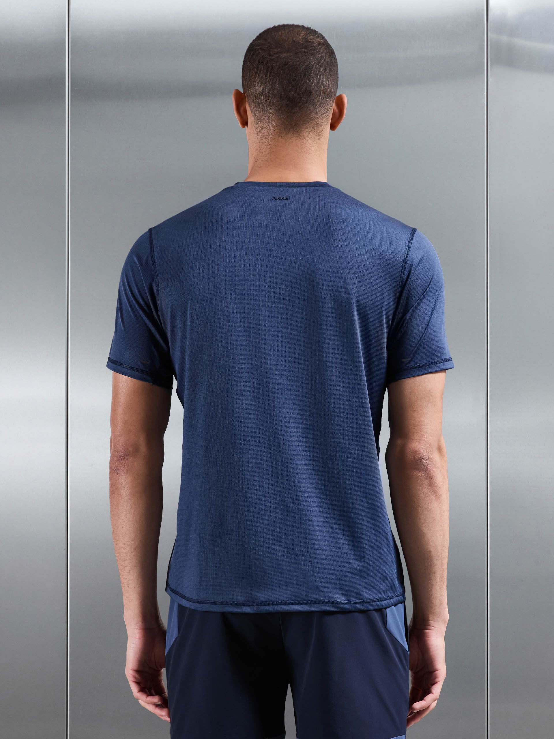 Active Essential T-Shirt in Steel Blue - Image 5