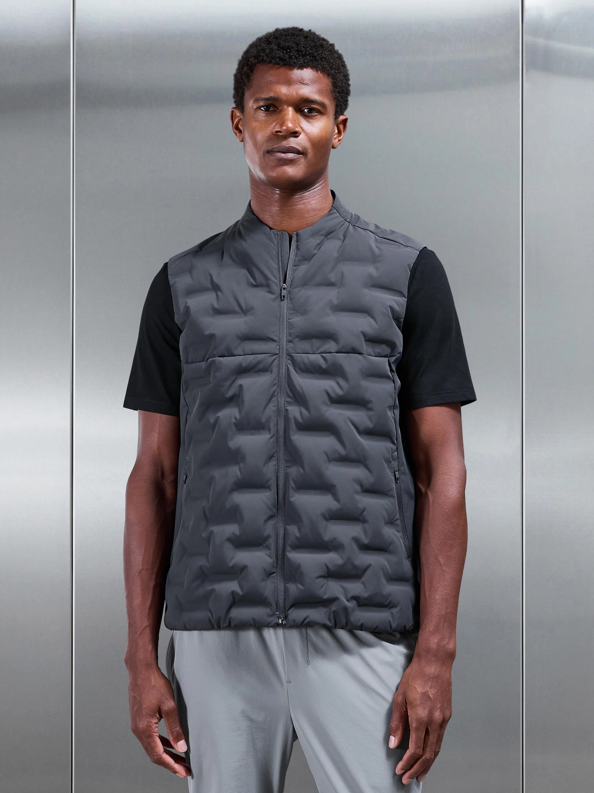 Active Gilet in Grey - Image 8