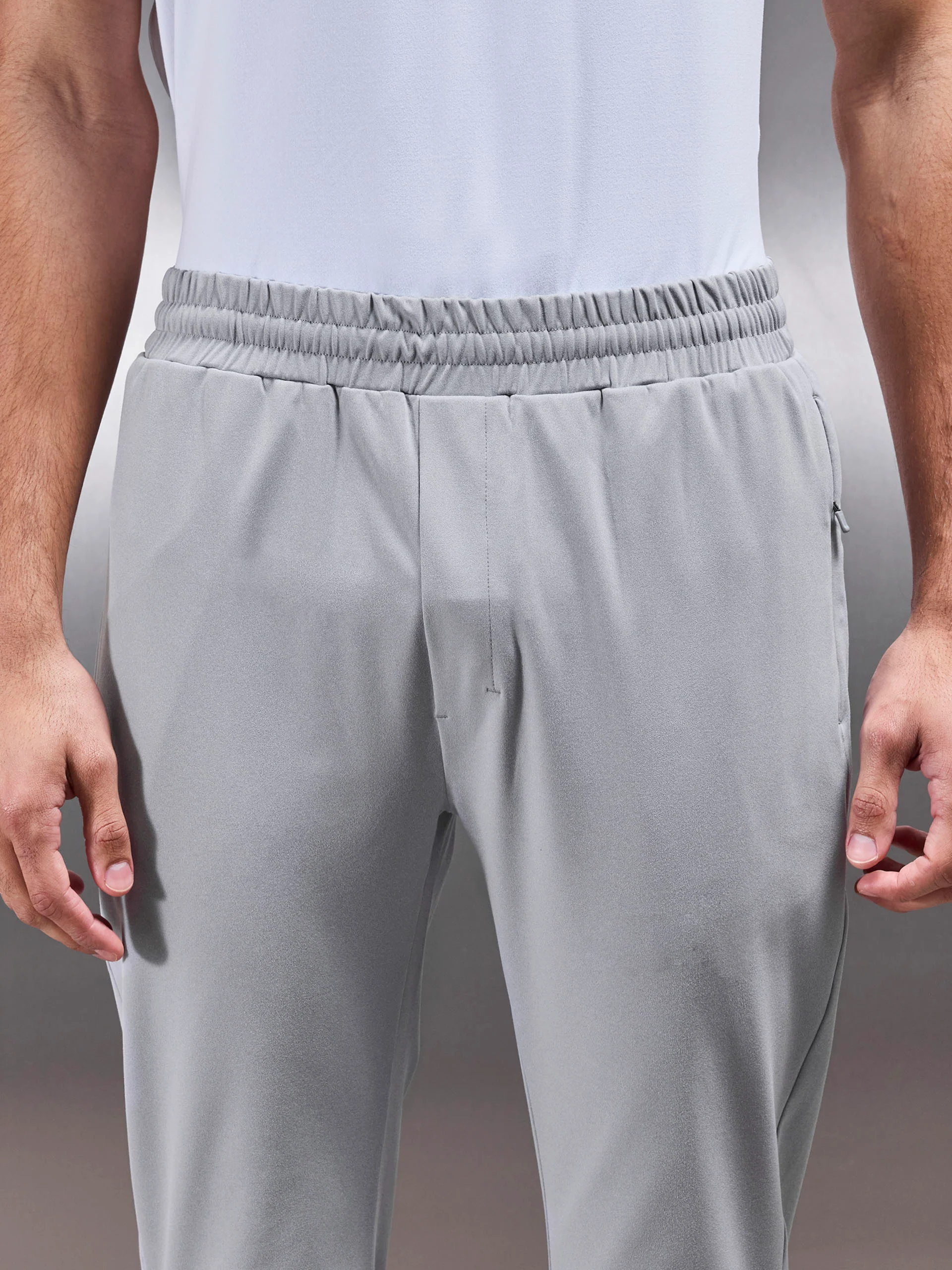 Active Jersey Jogger in Marl Grey - Image 6