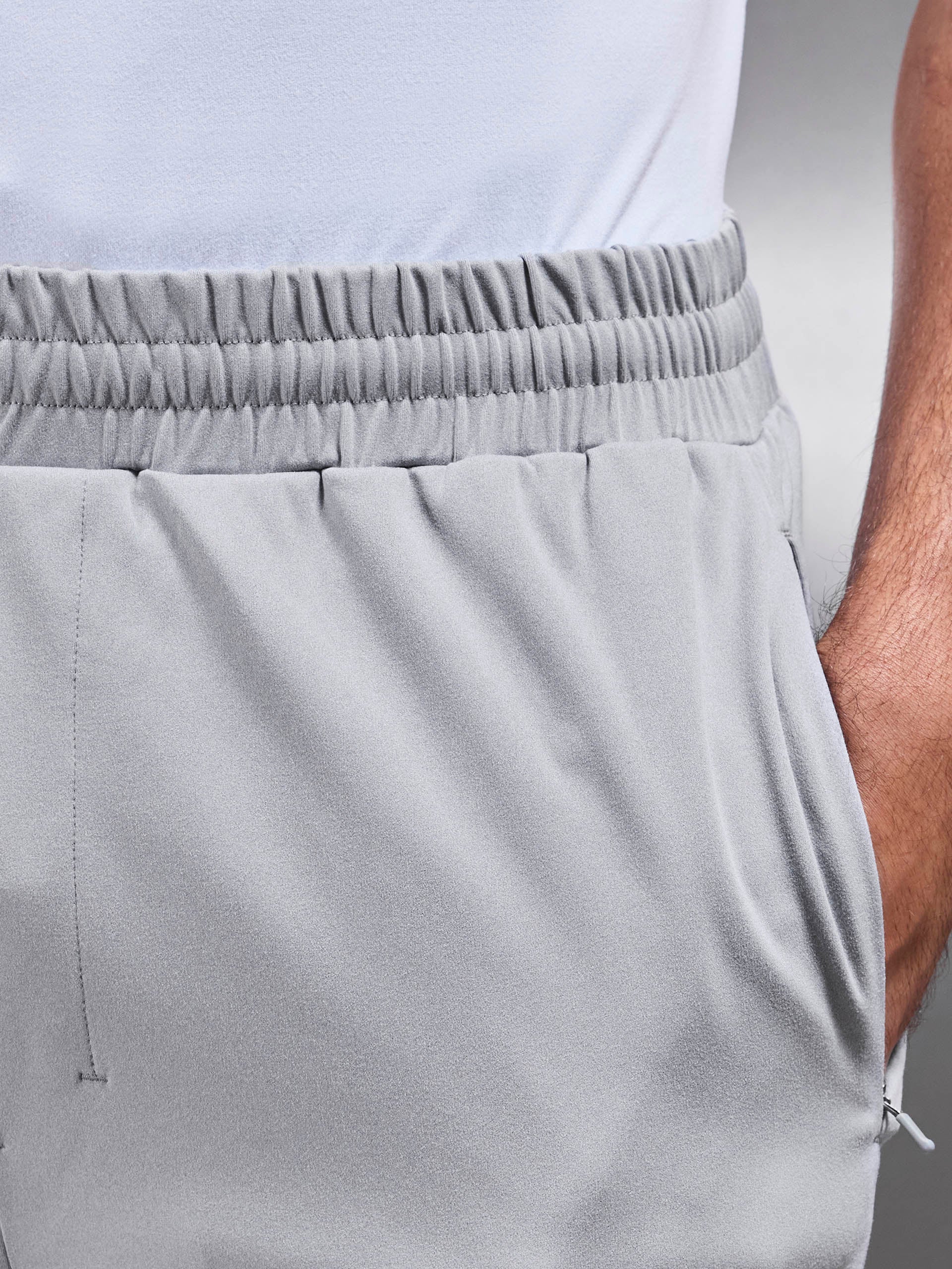 Active Jersey Jogger in Marl Grey - Image 7