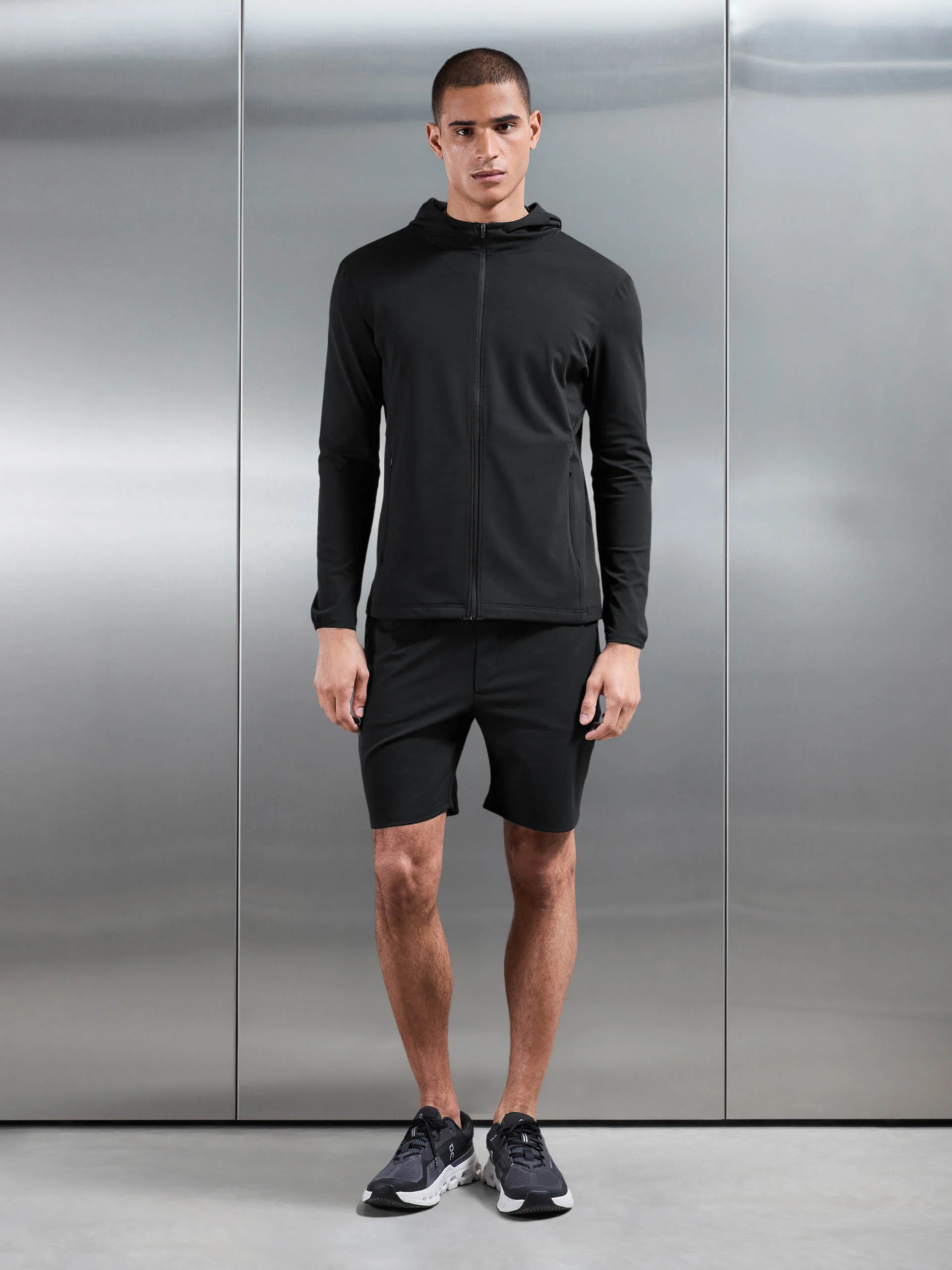Active Jersey Short in Black - Image 4