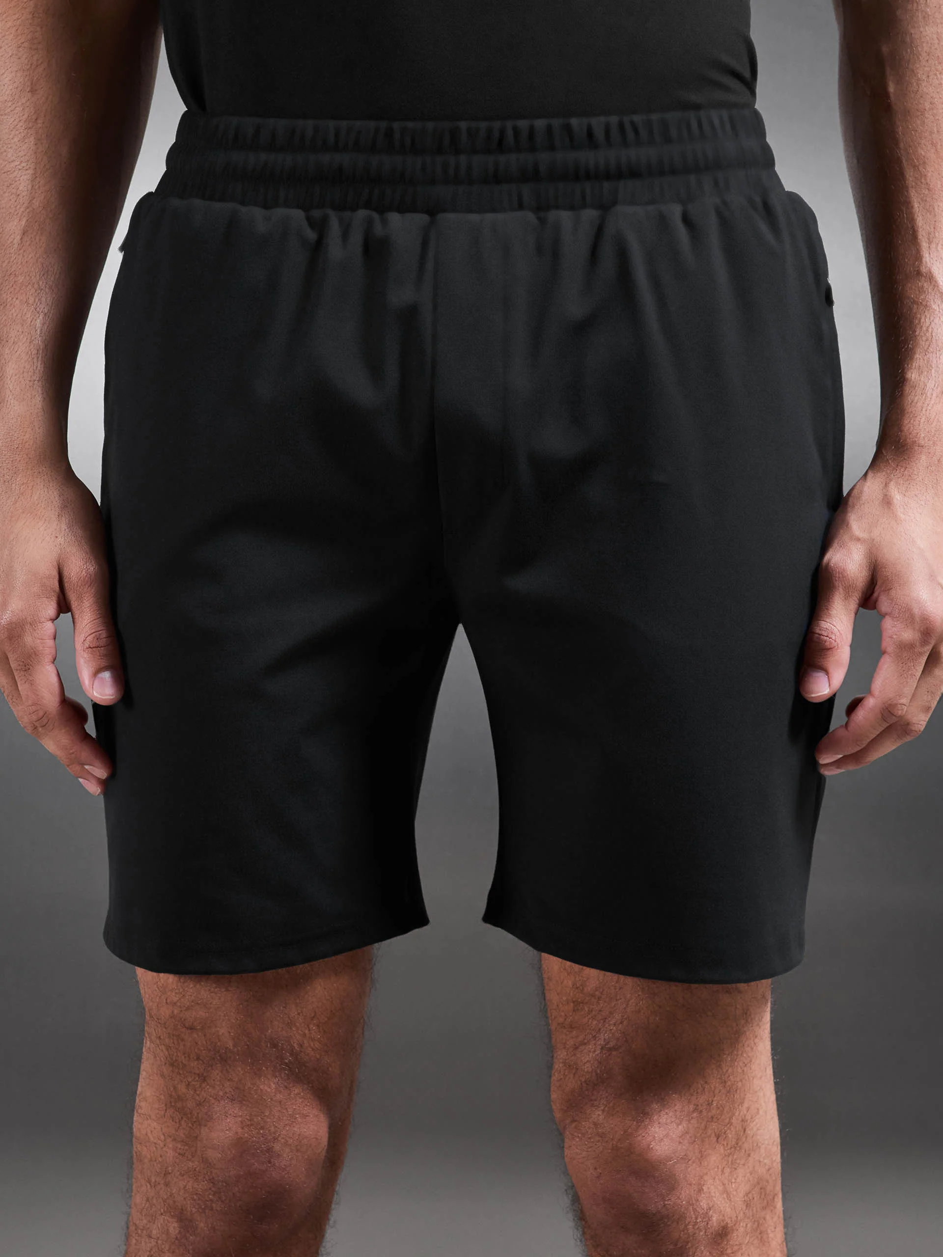 Active Jersey Short in Black - Image 5