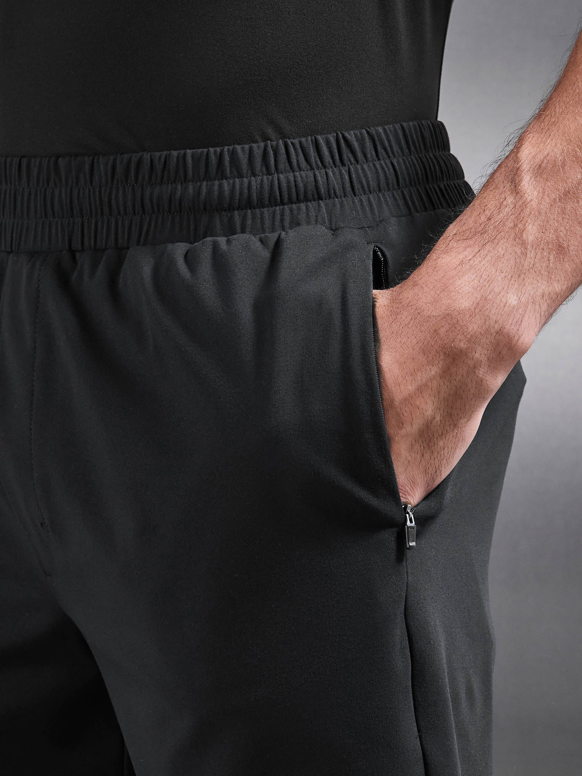 Active Jersey Short in Black - Image 6