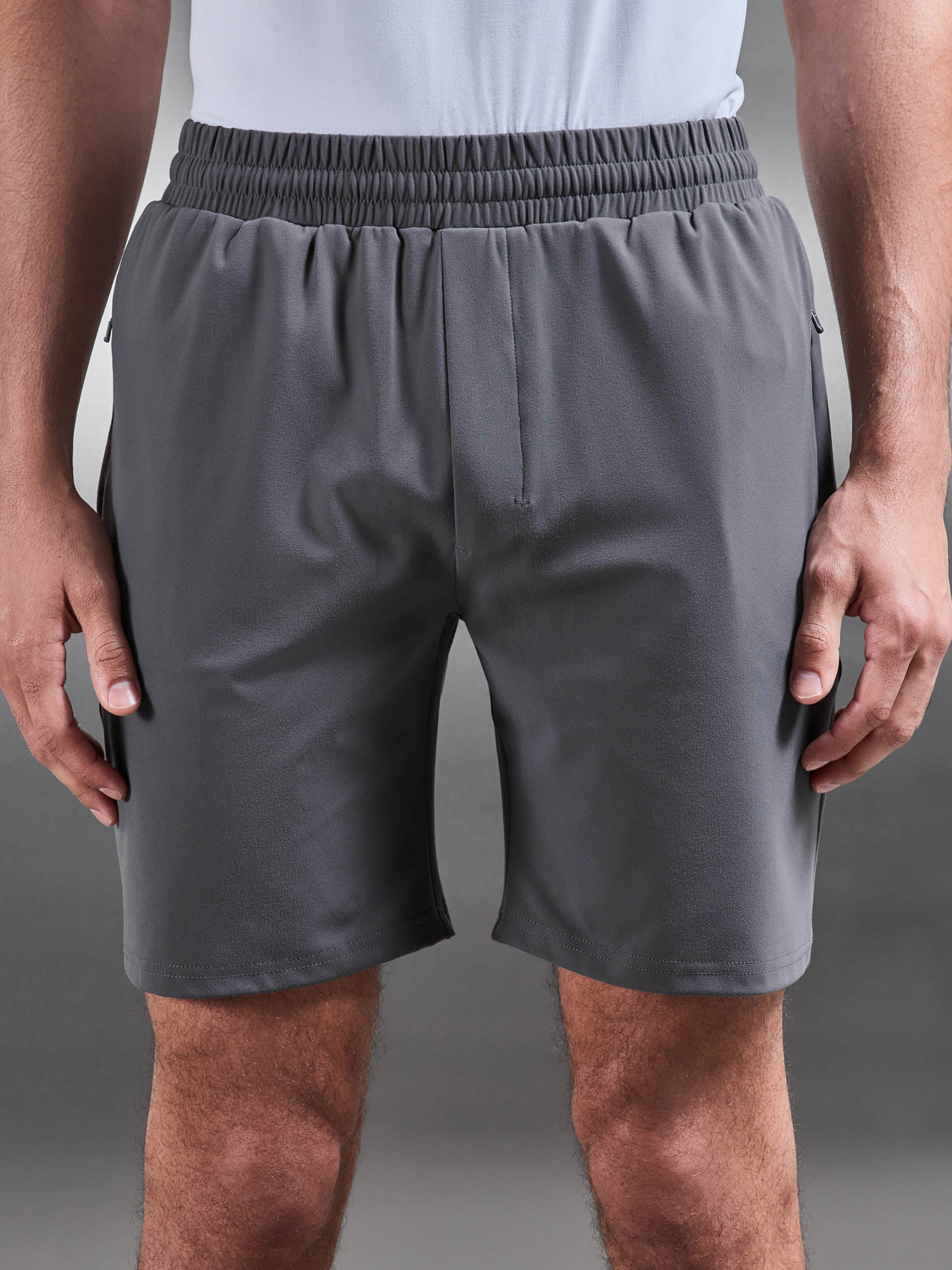 Active Jersey Short in Grey - Image 5