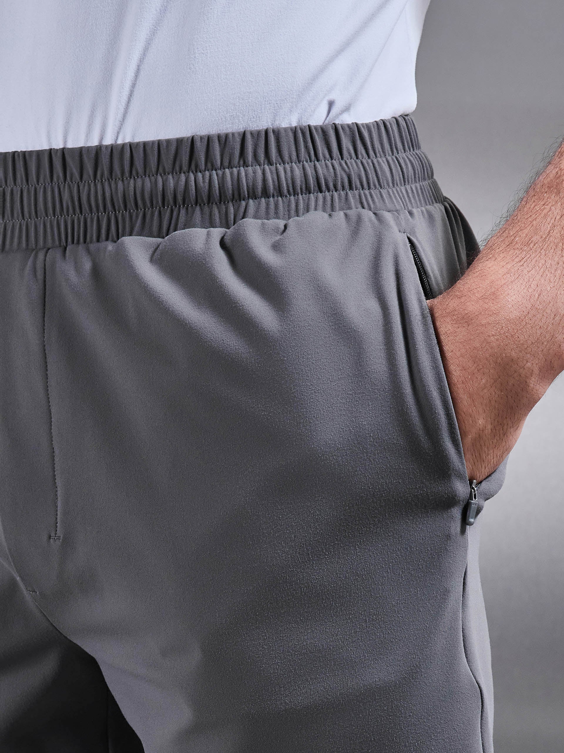 Active Jersey Short in Grey - Image 6