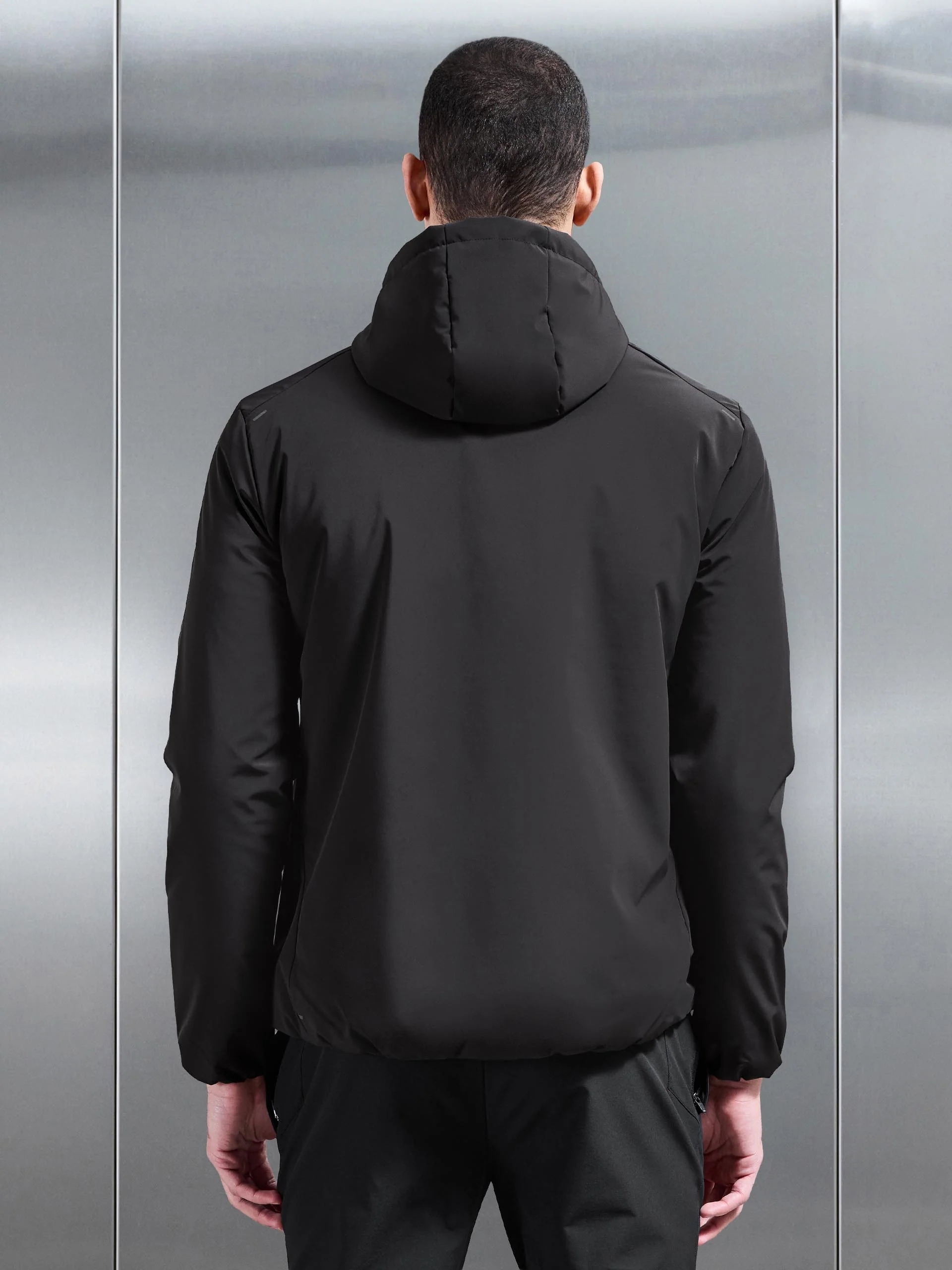Active Quilted Windbreaker in Black - Image 5