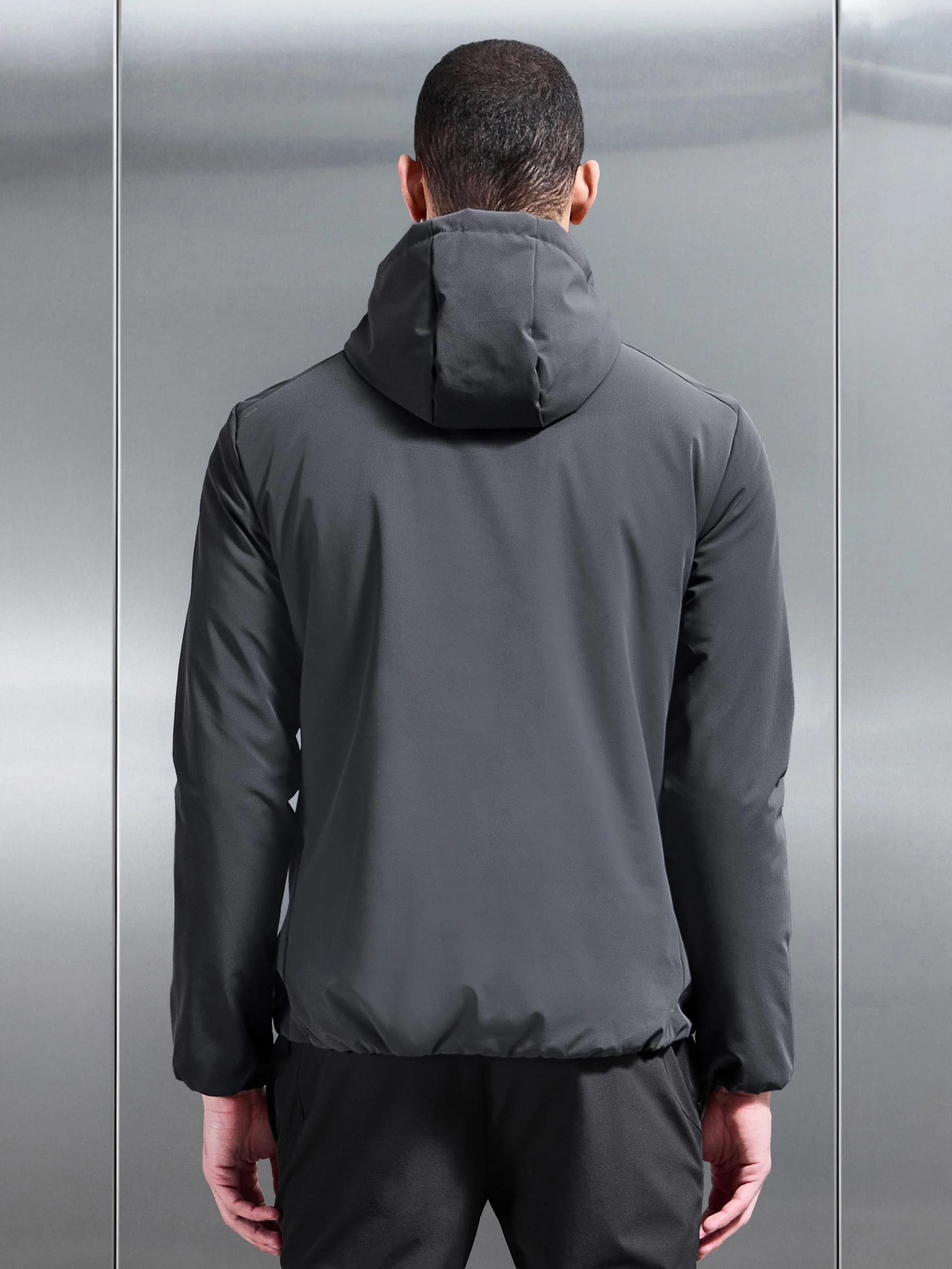Active Quilted Windbreaker in Grey - Image 5