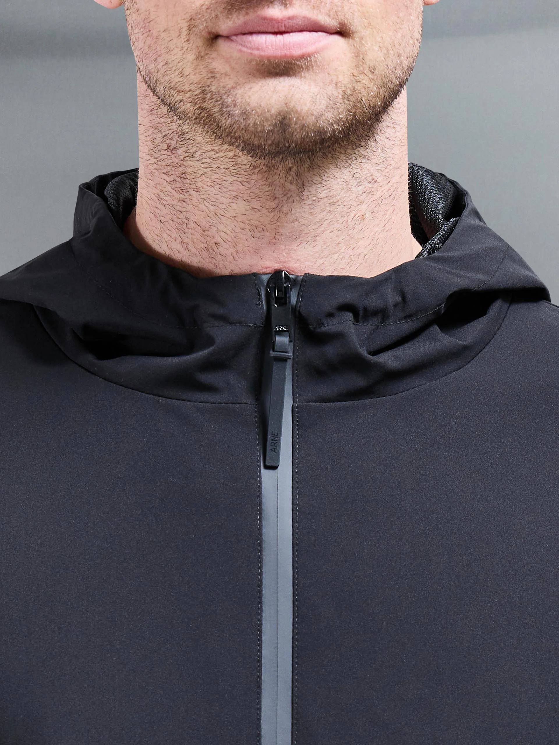 Active Shell Windbreaker in Black - Image 4