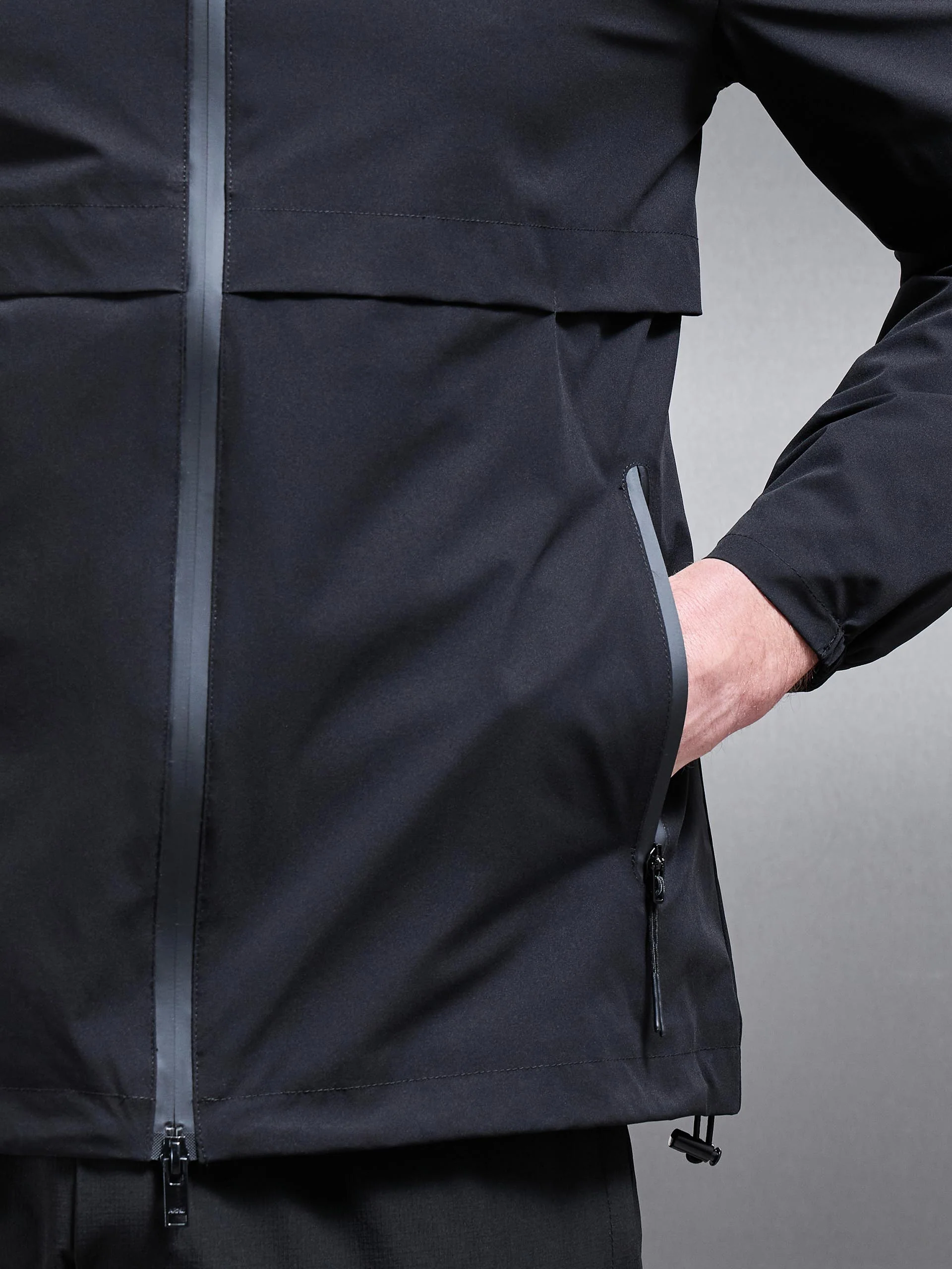 Active Shell Windbreaker in Black - Image 5