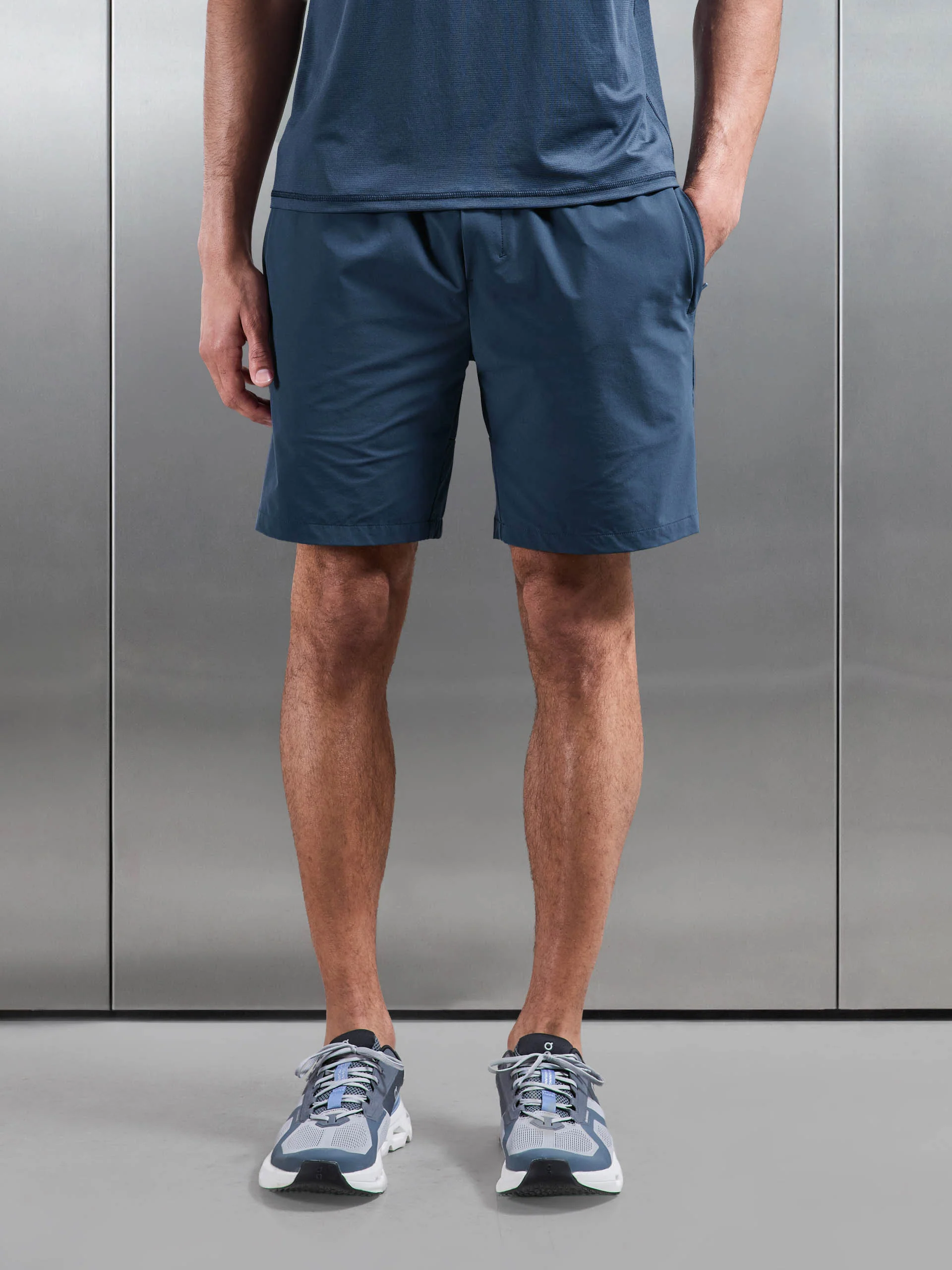 Active Short in Steel Blue - Image 3