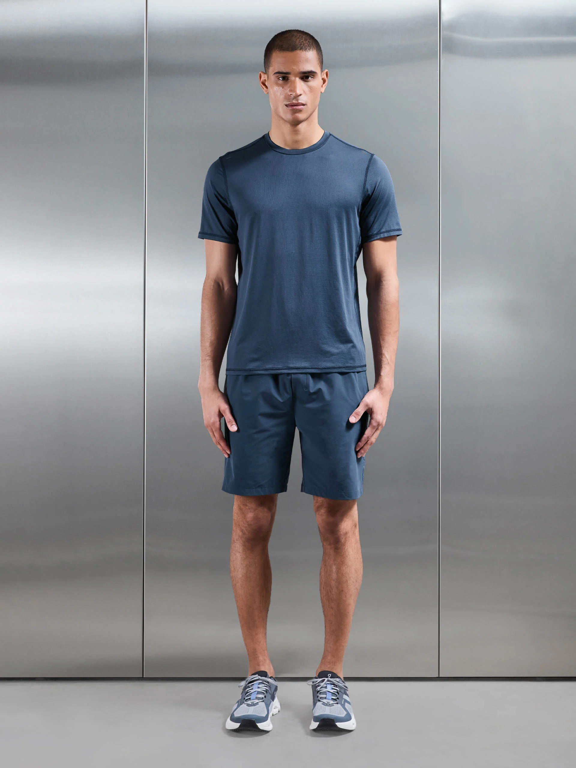 Active Short in Steel Blue - Image 4