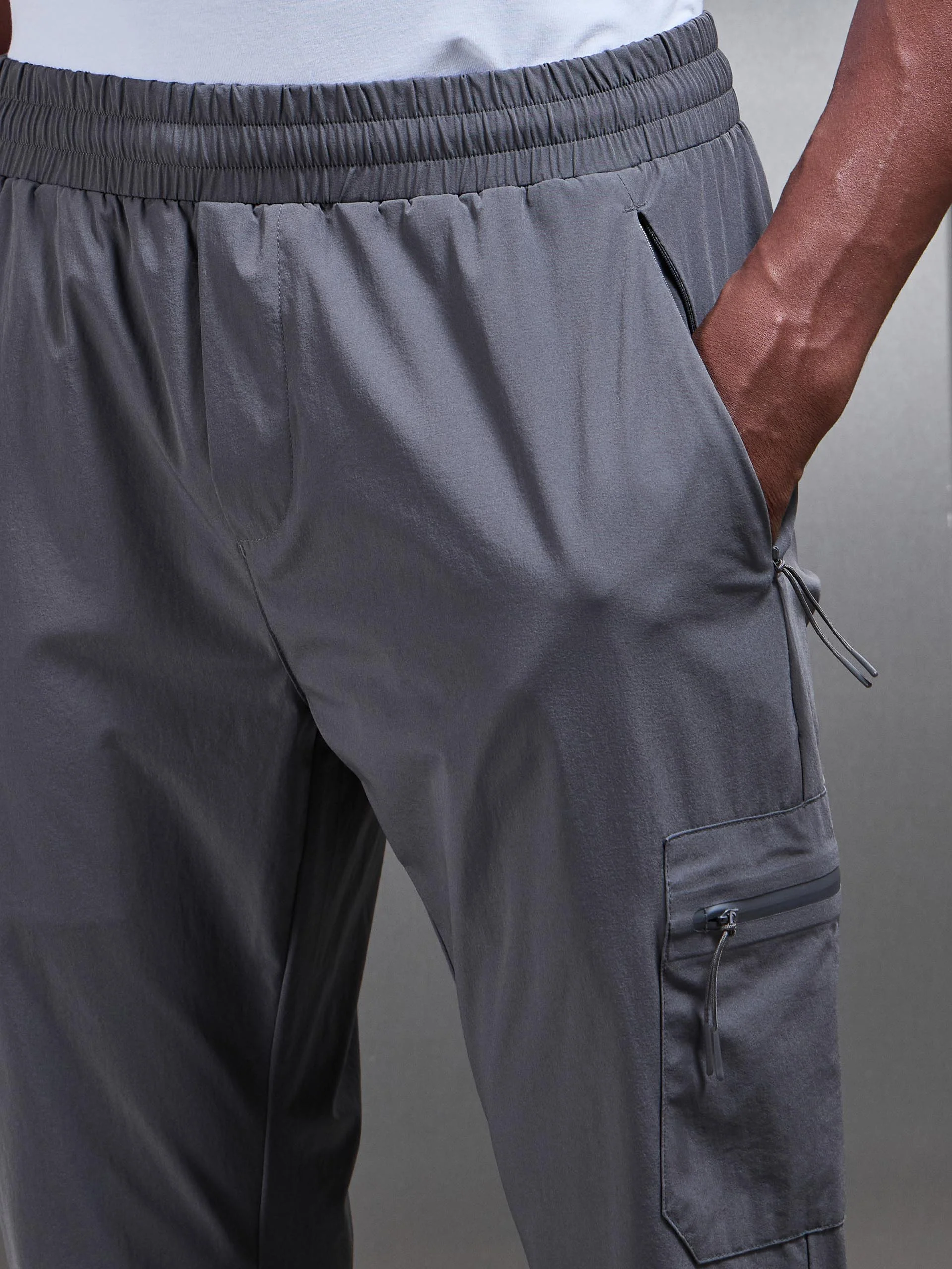 Active Technical Cargo Pant in Grey - Image 5