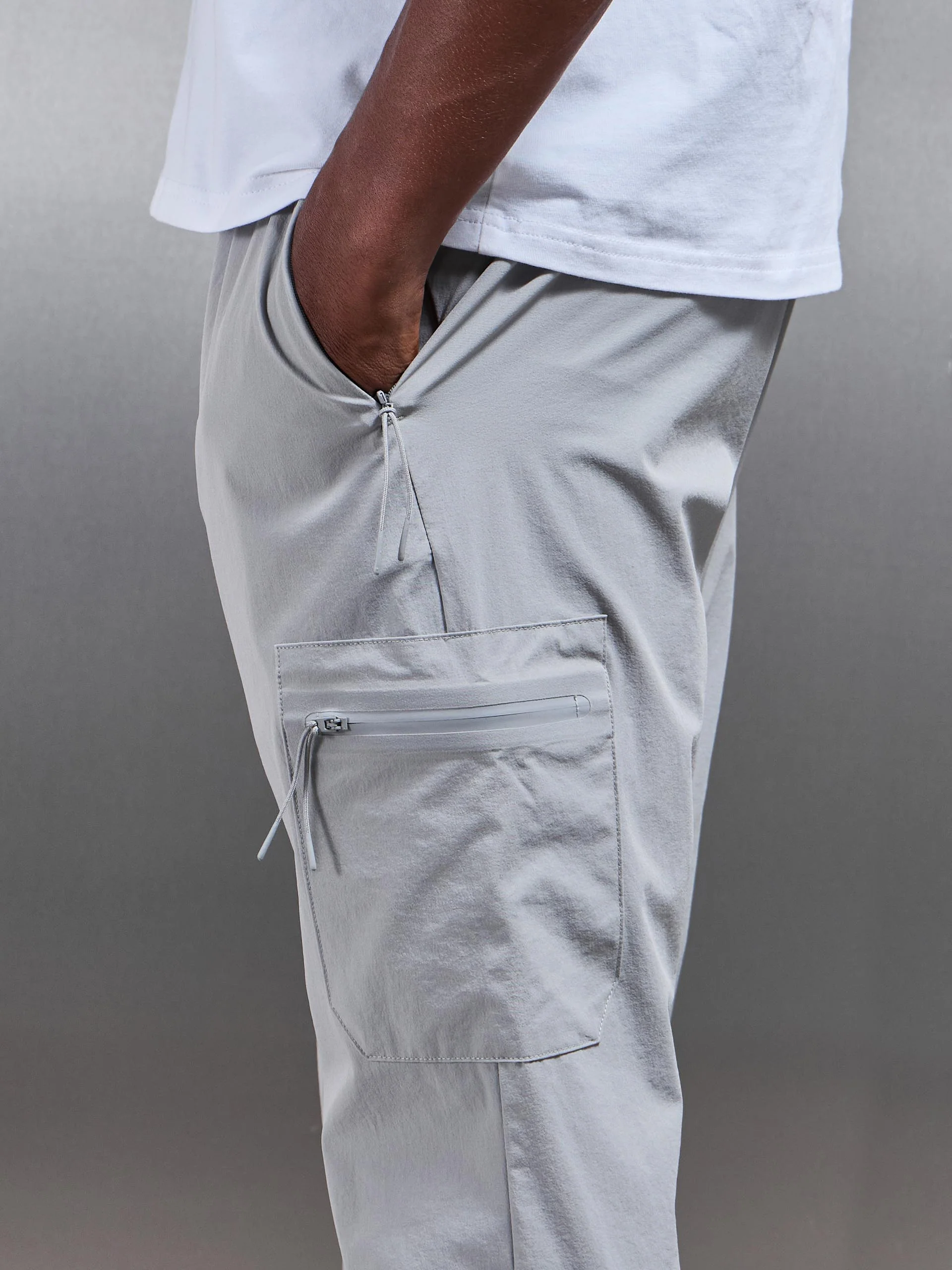 Active Technical Cargo Pant in Mid Grey - Image 5