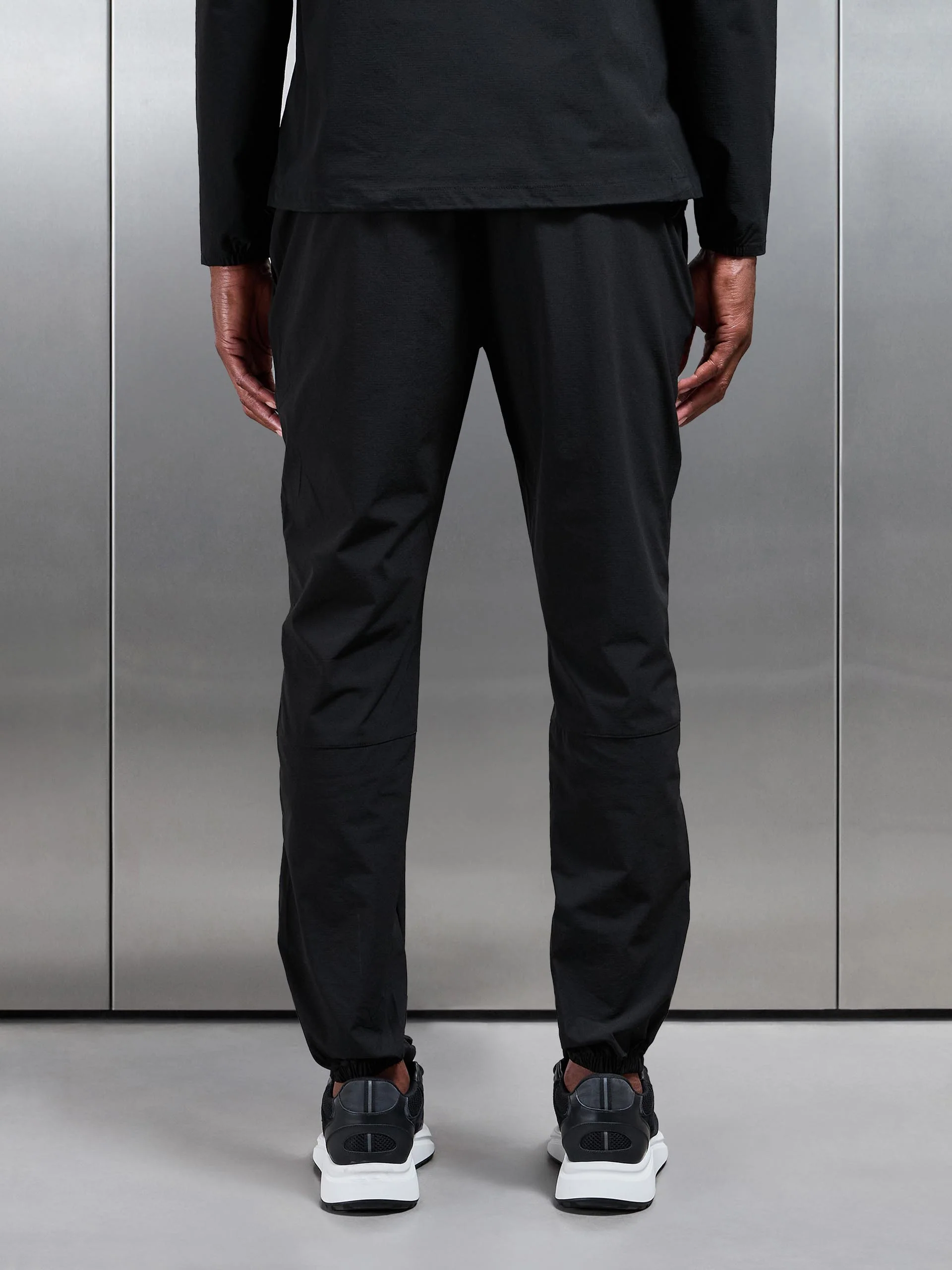 Active Technical Cuffed Trackpant in Black - Image 3