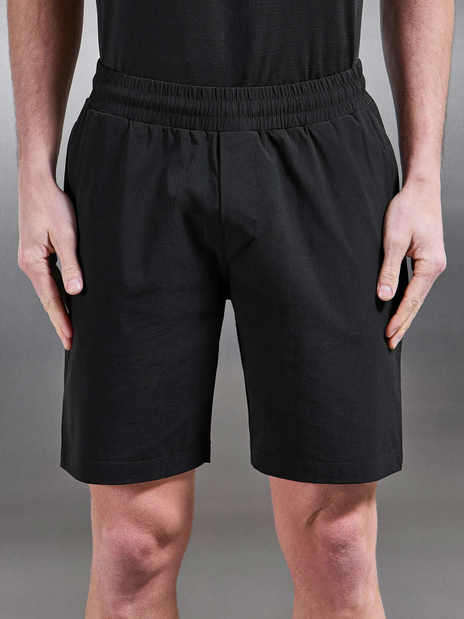 Active Technical Short in Black - Image 4