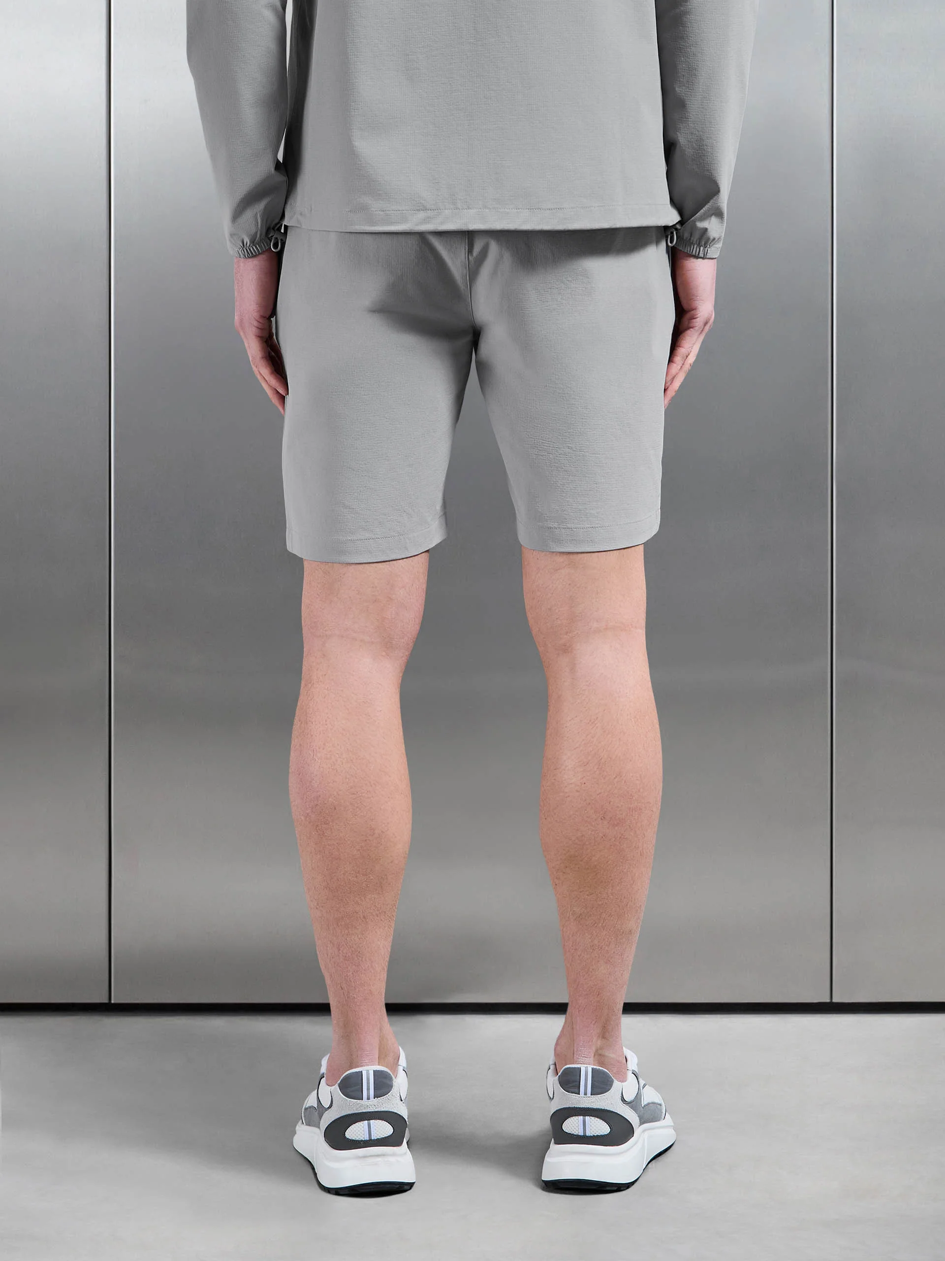 Active Technical Short in Mid Grey - Image 3