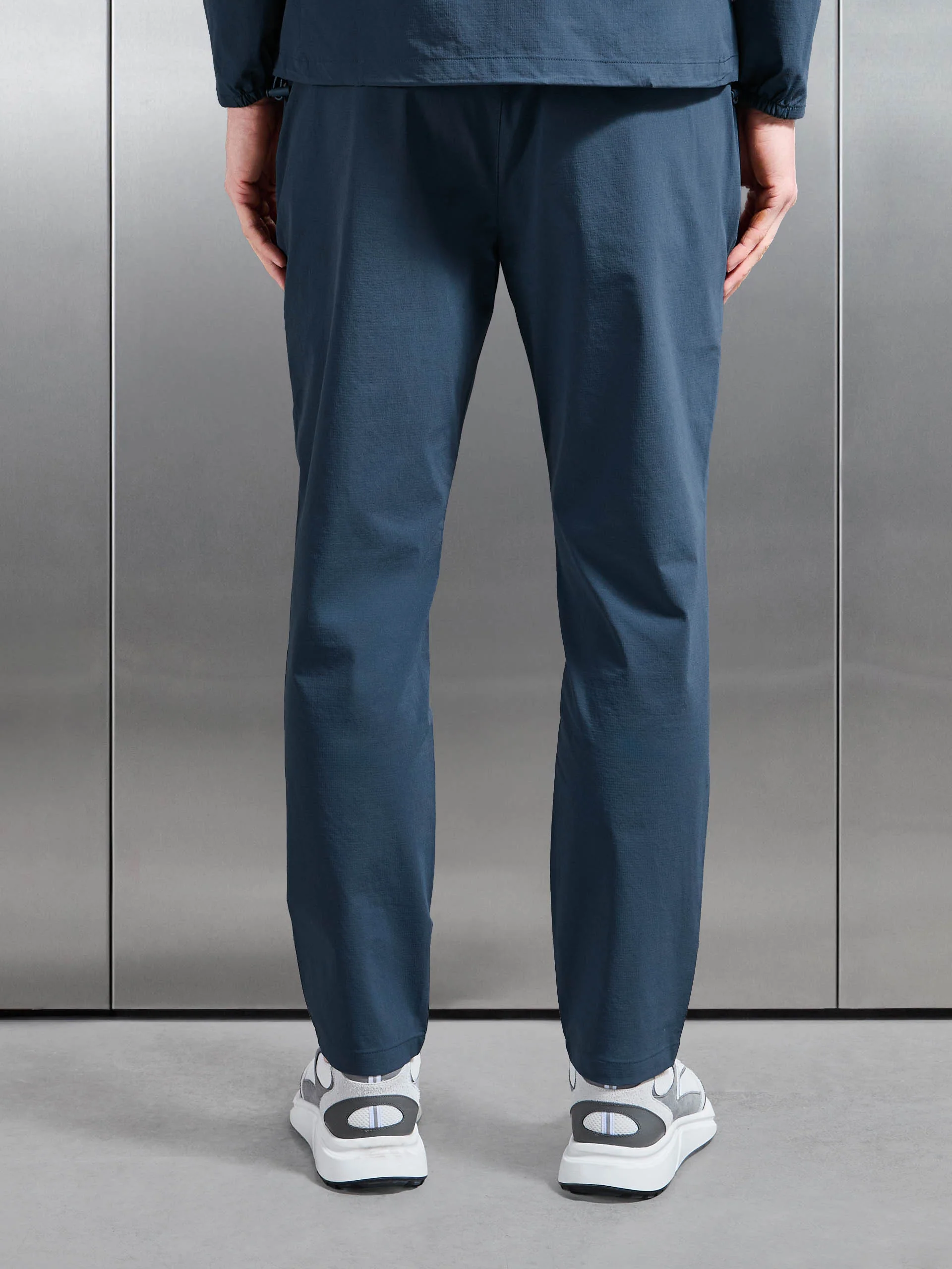 Active Technical Tapered Trackpant in Steel Blue - Image 3