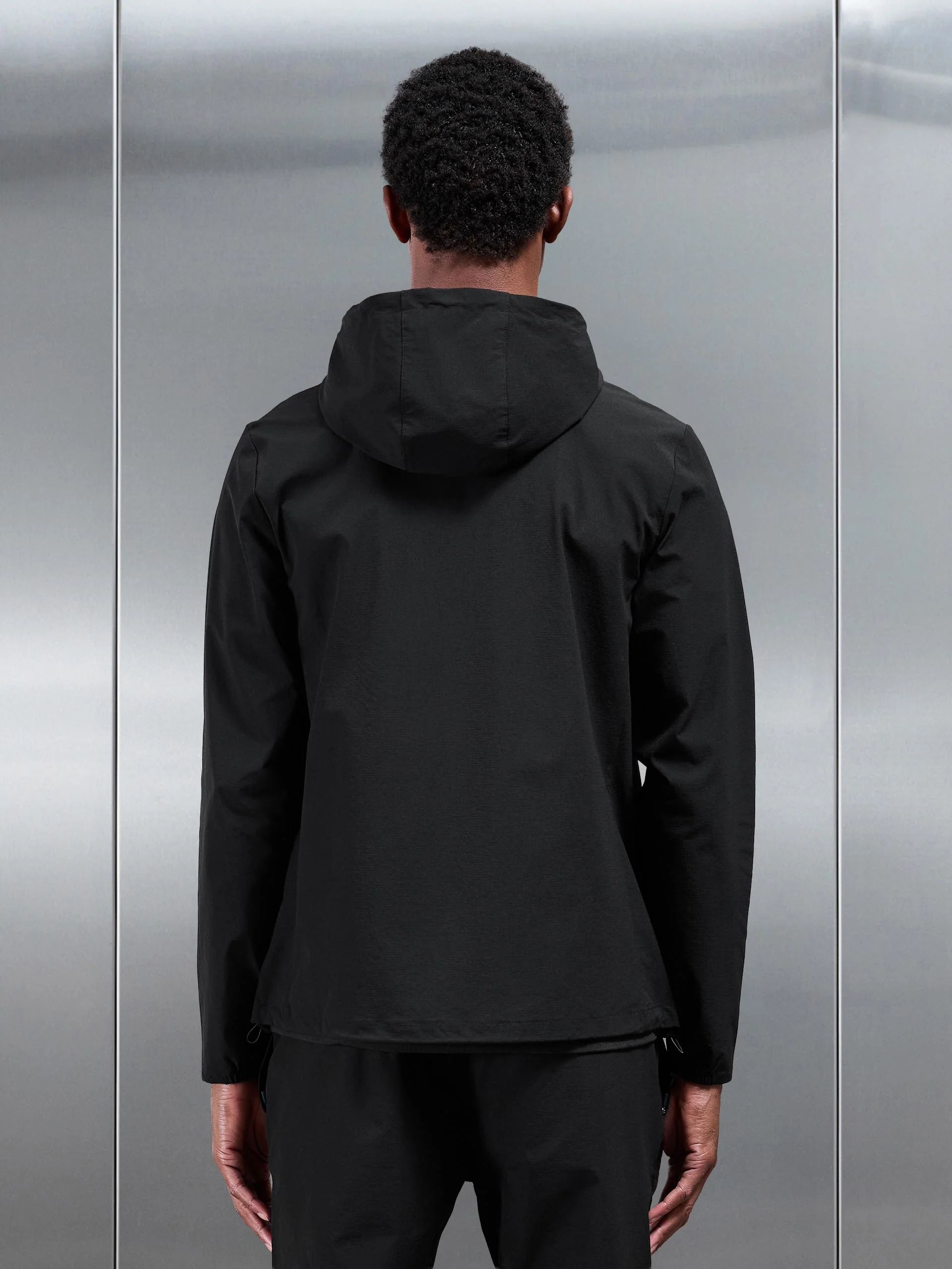 Active Technical Windbreaker in Black - Image 3
