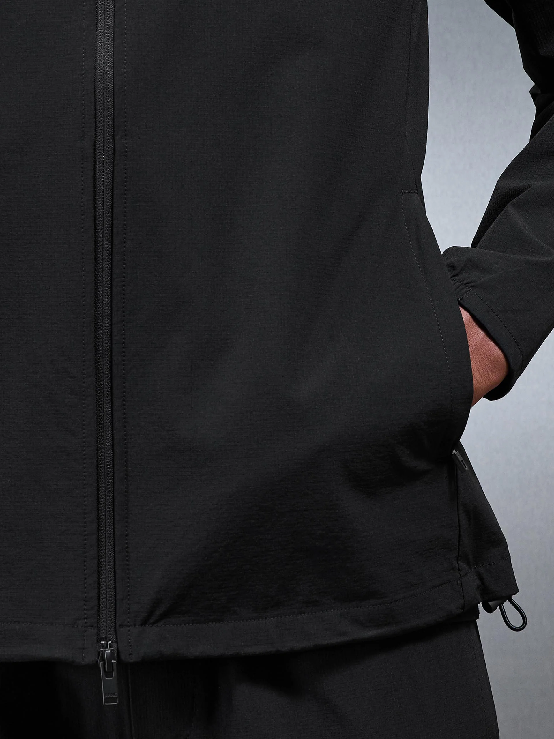 Active Technical Windbreaker in Black - Image 4