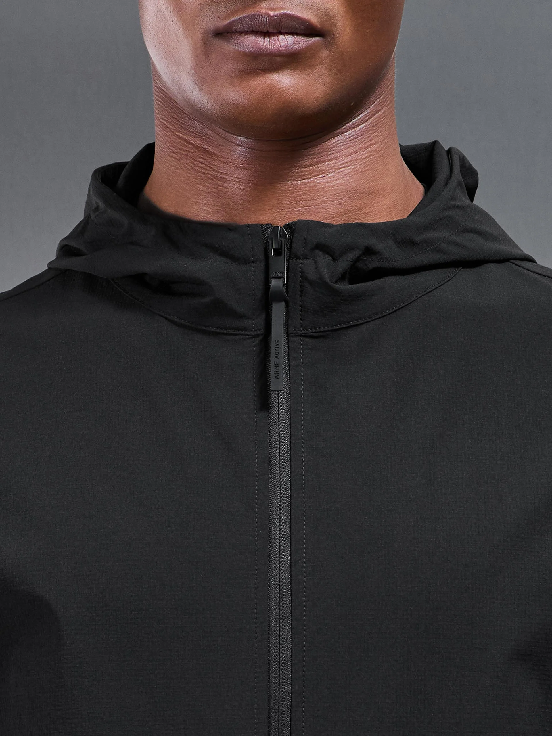 Active Technical Windbreaker in Black - Image 5