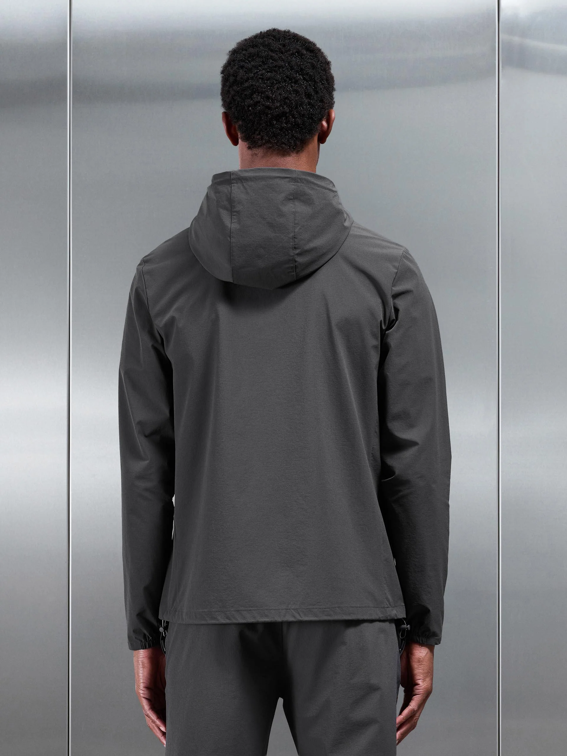 Active Technical Windbreaker in Grey - Image 4