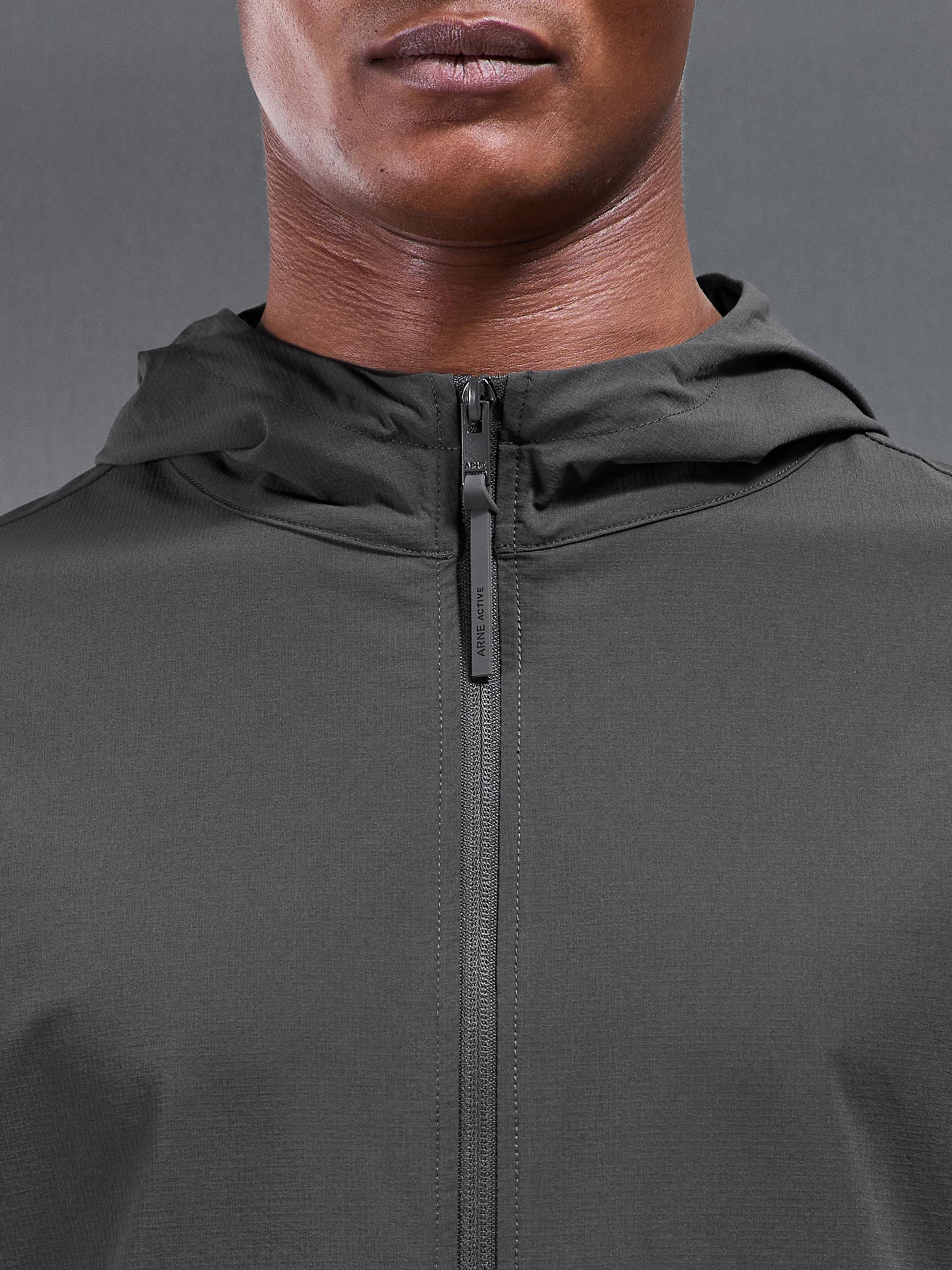 Active Technical Windbreaker in Grey - Image 5