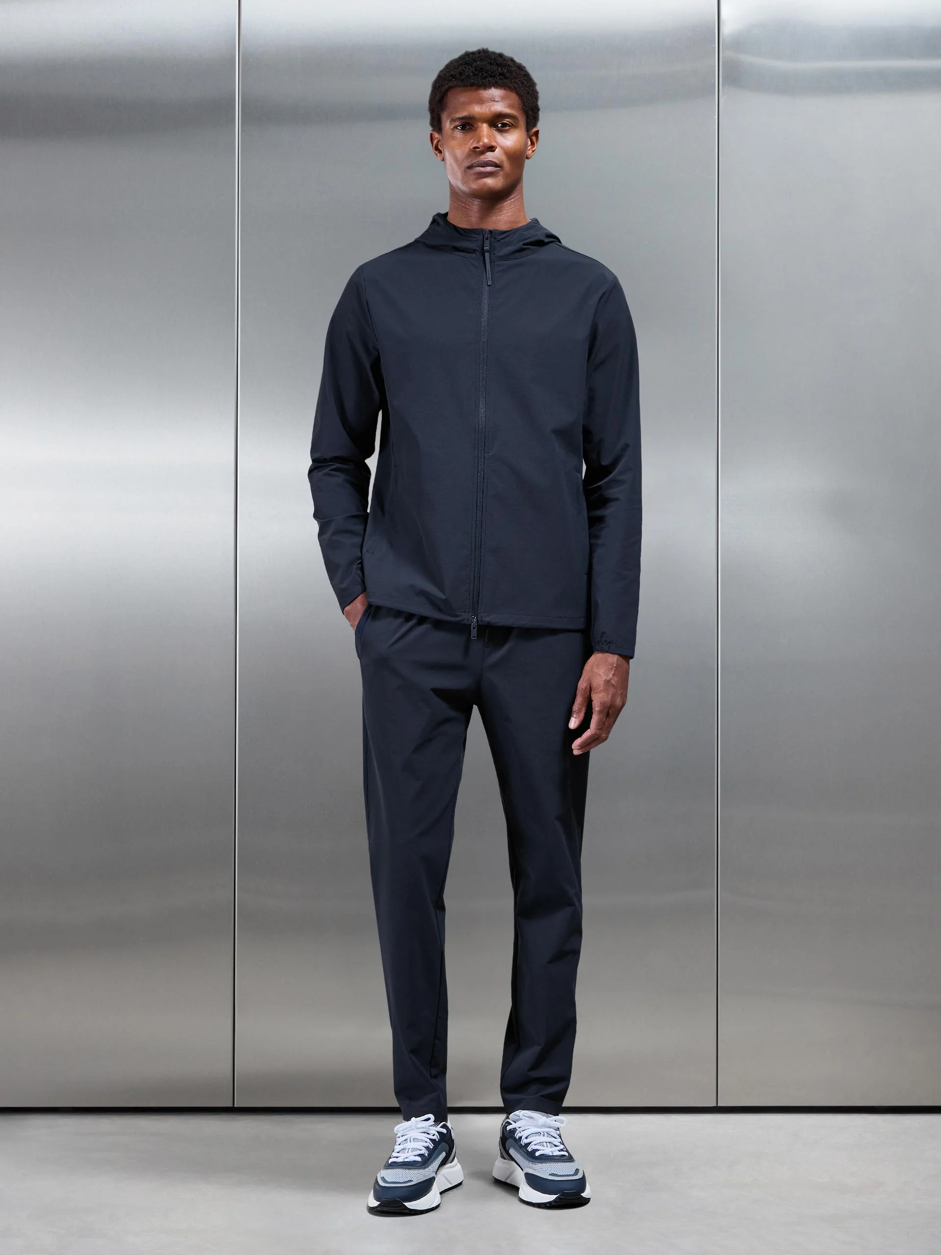 Active Technical Windbreaker in Navy - Image 7